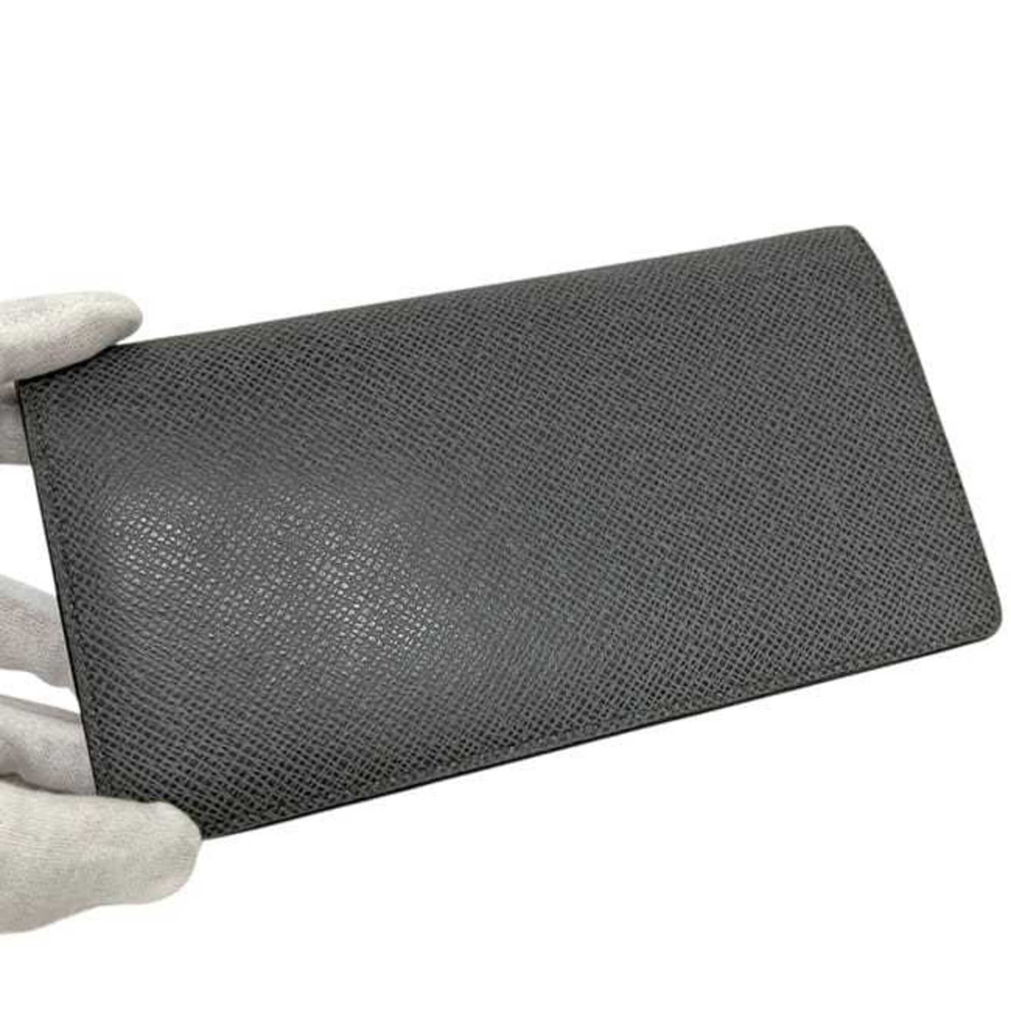 Louis Vuitton Louis Vuitton Bi-fold Long Wallet Portefeuille Brazza Grey Glacier Taiga M32653 Leather SP4162 LOUIS VUITTON Size ONE SIZE - 11 Thumbnail
