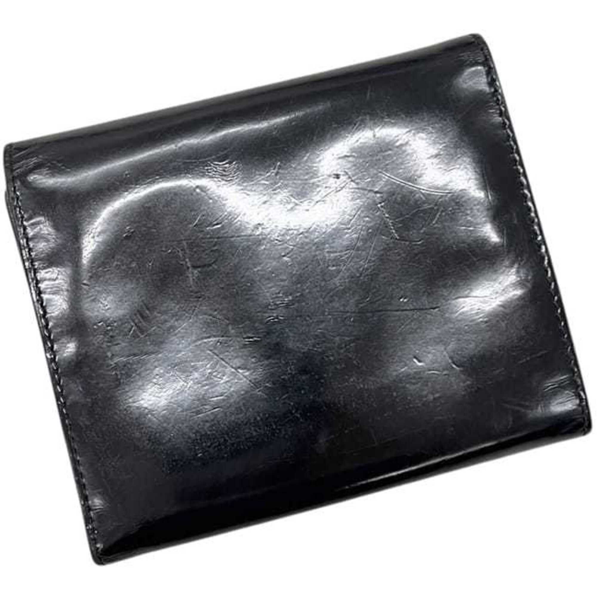 Prada Prada Tri-fold Wallet ec-25261 Black NERO Compact Patent Leather PRADA Enamel Folding Women's Men's Mark Size ONE SIZE - 11 Thumbnail