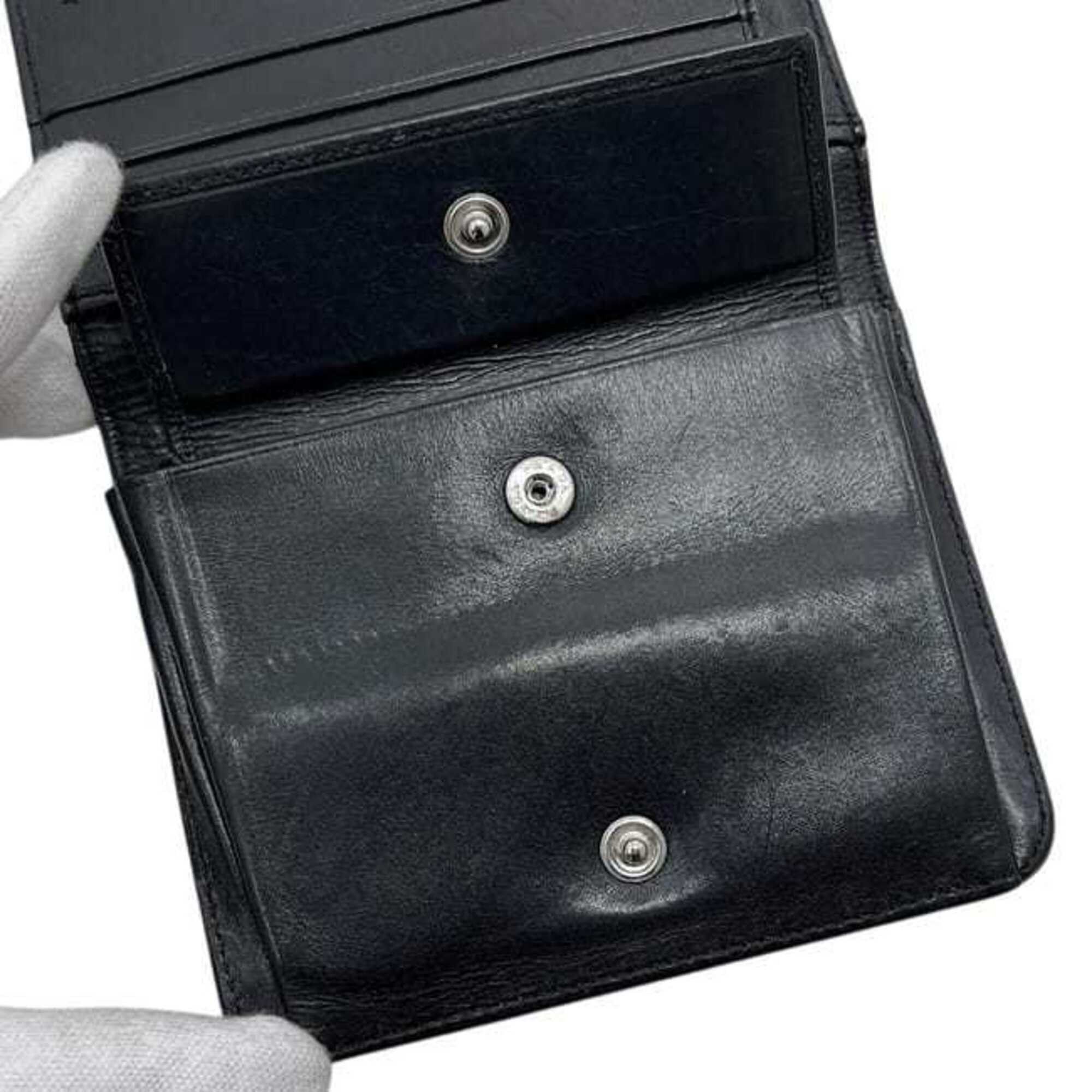 Prada Prada Tri-fold Wallet ec-25261 Black NERO Compact Patent Leather PRADA Enamel Folding Women's Men's Mark Size ONE SIZE - 5 Thumbnail
