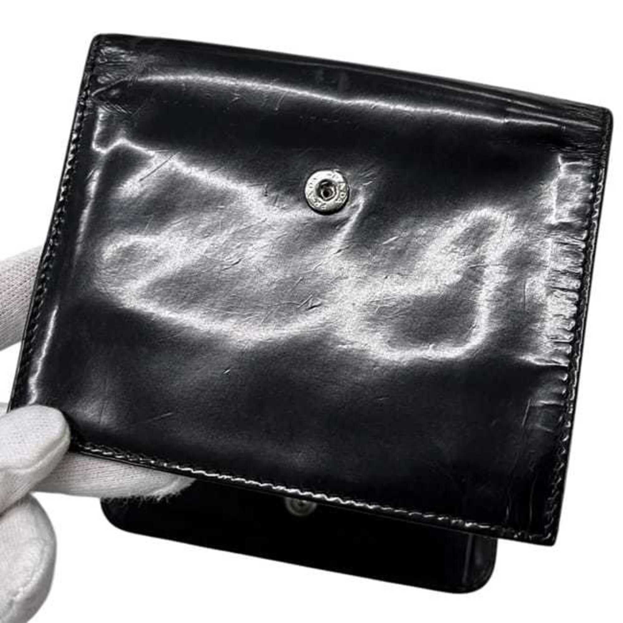 Prada Prada Tri-fold Wallet ec-25261 Black NERO Compact Patent Leather PRADA Enamel Folding Women's Men's Mark Size ONE SIZE - 7 Thumbnail