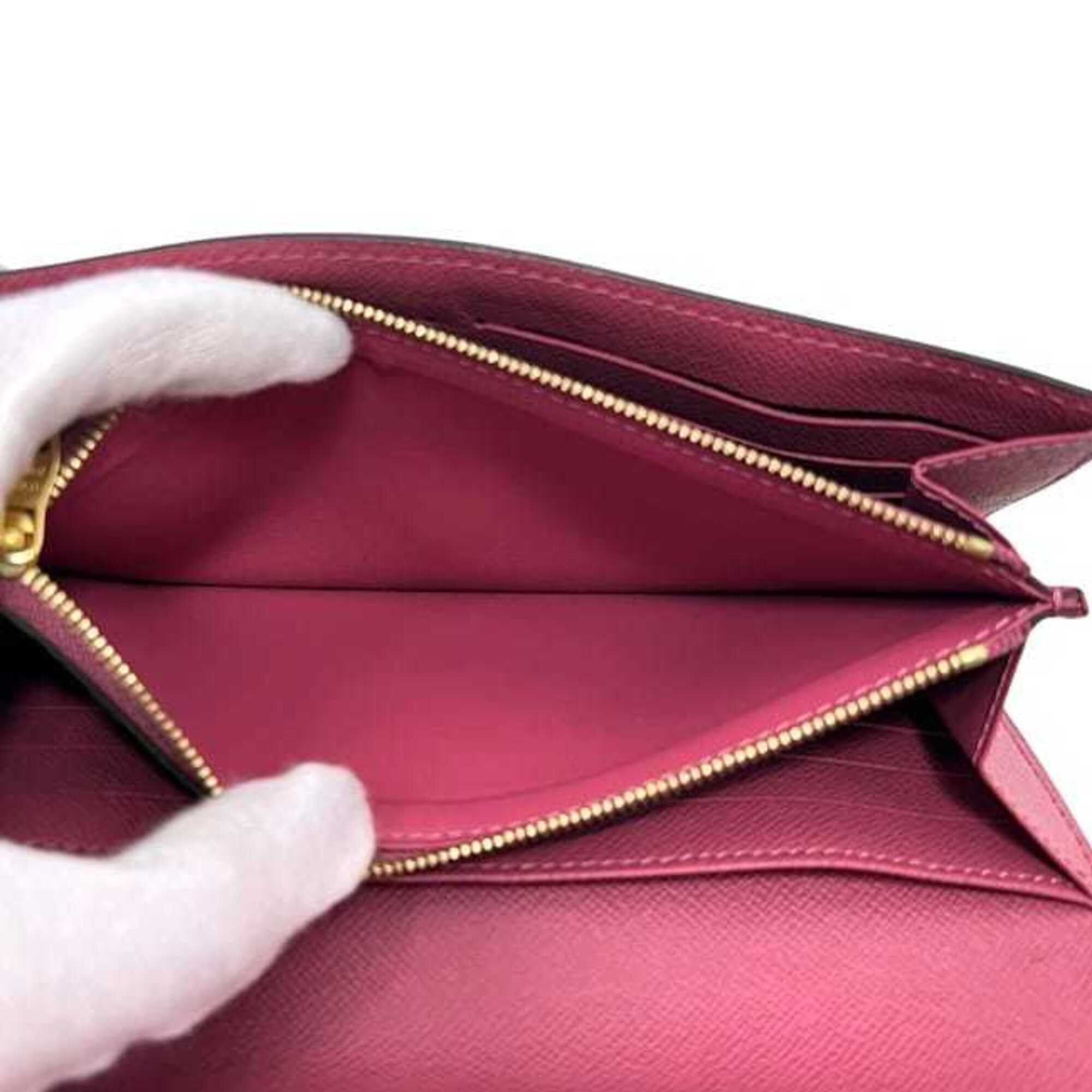 Louis Vuitton Louis Vuitton Bi-fold Long Wallet Portefeuille Sarah Retiro f-25311 Brown Pink Rose Bruyère Monogram M62043 Leather MI3167 LOUIS VUITTON Size ONE SIZE - 6 Thumbnail