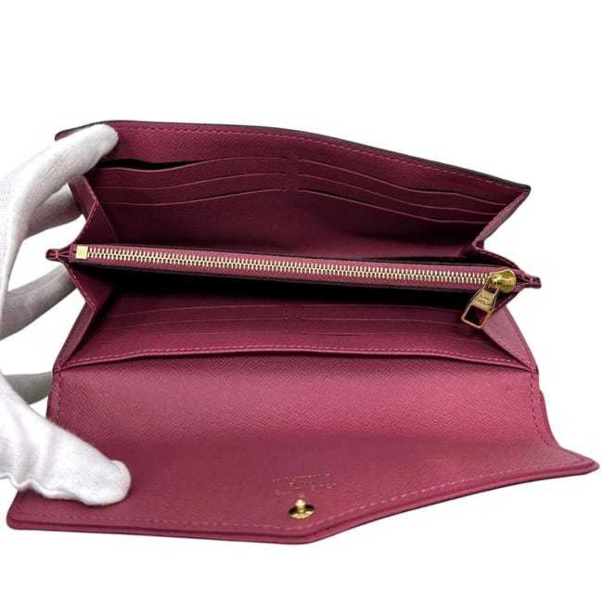 Louis Vuitton Louis Vuitton Bi-fold Long Wallet Portefeuille Sarah Retiro f-25311 Brown Pink Rose Bruyère Monogram M62043 Leather MI3167 LOUIS VUITTON Size ONE SIZE - 5 Thumbnail