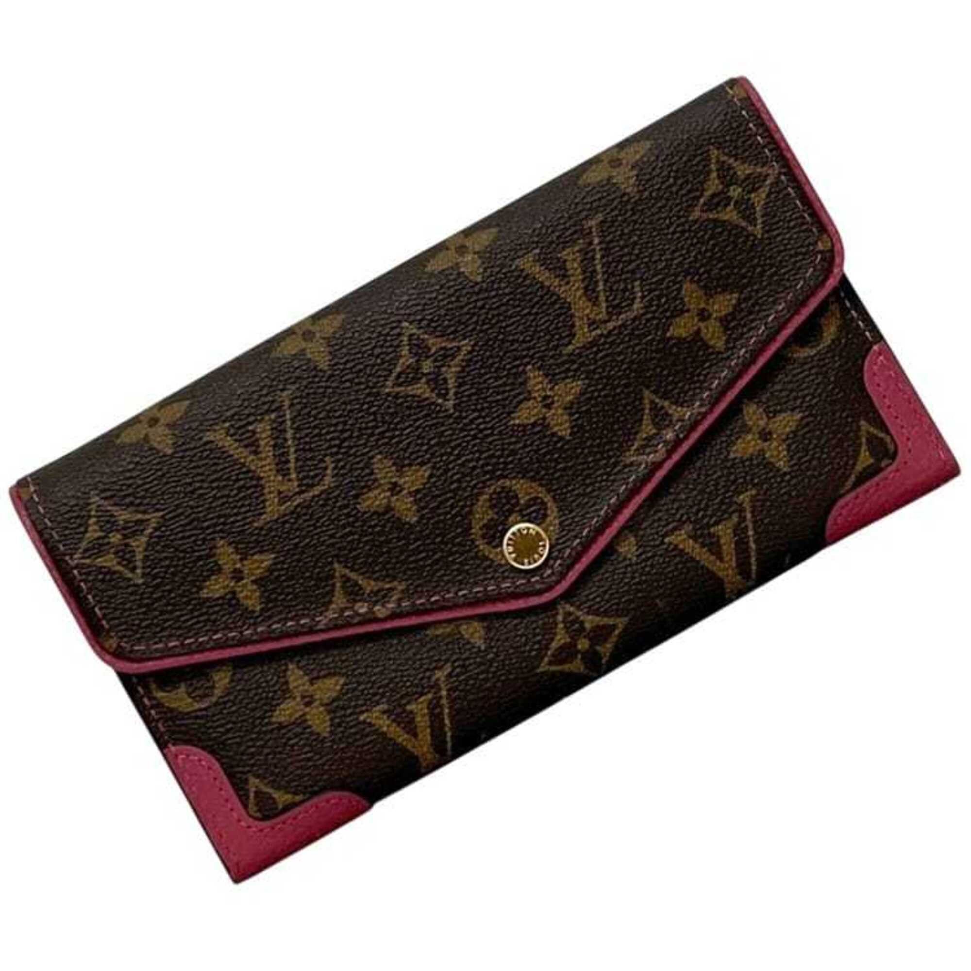 Louis Vuitton Louis Vuitton Bi-fold Long Wallet Portefeuille Sarah Retiro f-25311 Brown Pink Rose Bruyère Monogram M62043 Leather MI3167 LOUIS VUITTON Size ONE SIZE - 2 Thumbnail