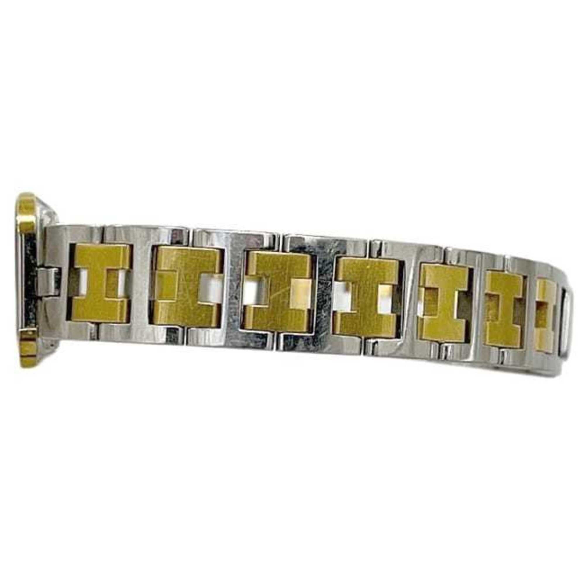 Hermes Hermes watch, Croisière, white, silver, gold, CR1.240 battery-operated, stainless steel, quartz movement. Size ONE SIZE - 6 Thumbnail