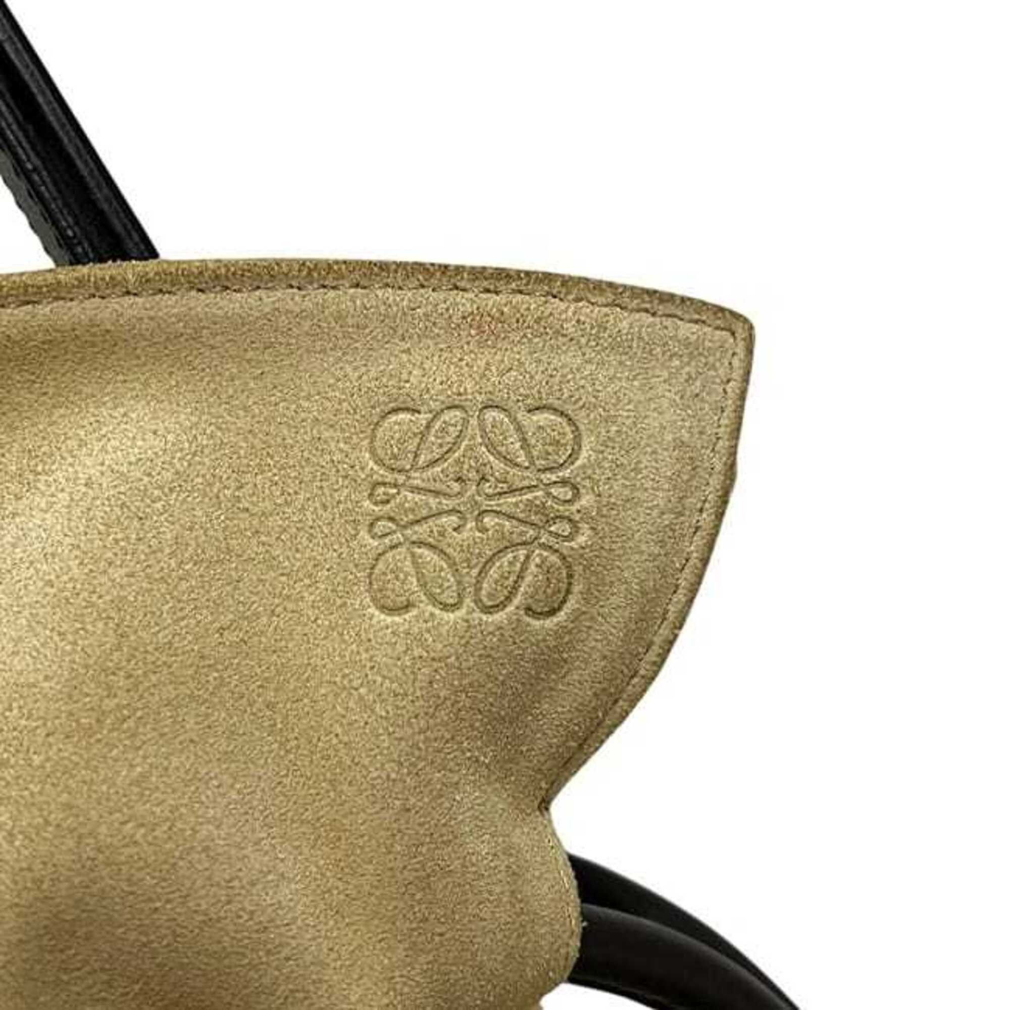 Loewe Loewe 2-way bag, Flamenco Knot, beige/dark brown, flamenco shoulder suede leather, 011505 LOEWE Size ONE SIZE - 6 Thumbnail