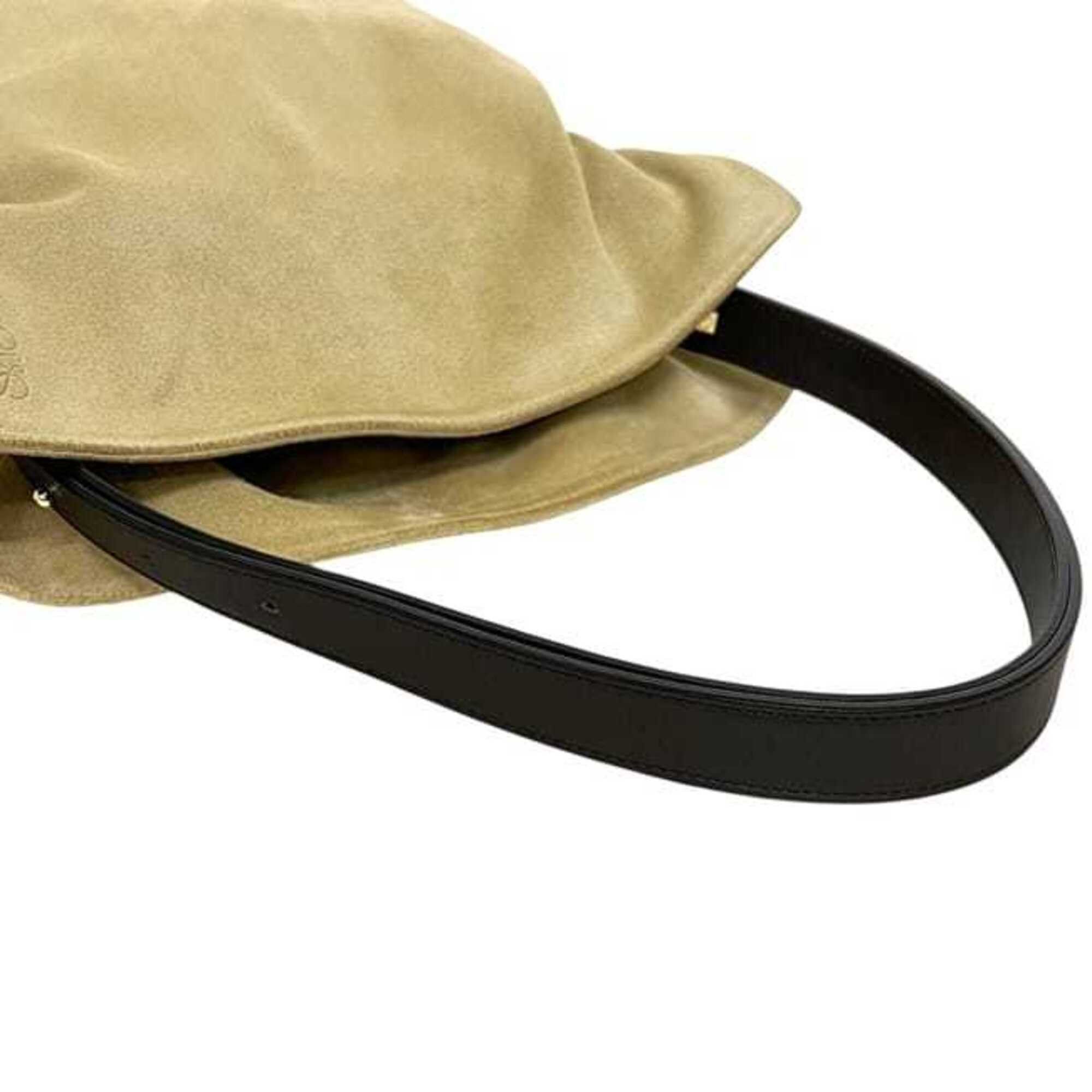 Loewe Loewe 2-way bag, Flamenco Knot, beige/dark brown, flamenco shoulder suede leather, 011505 LOEWE Size ONE SIZE - 11 Thumbnail