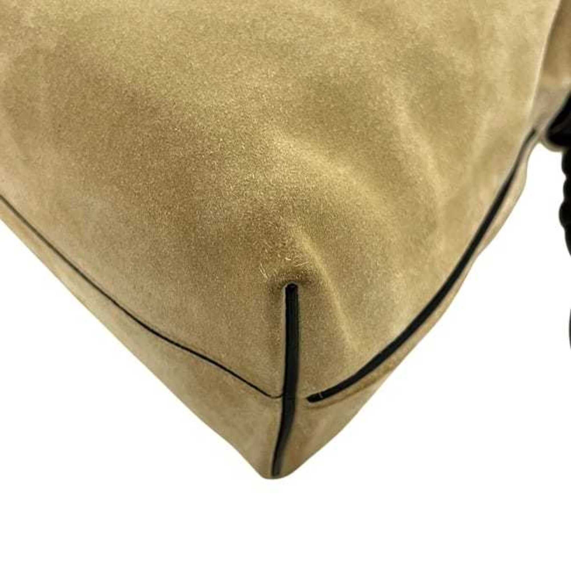 Loewe Loewe 2-way bag, Flamenco Knot, beige/dark brown, flamenco shoulder suede leather, 011505 LOEWE Size ONE SIZE - 9 Thumbnail