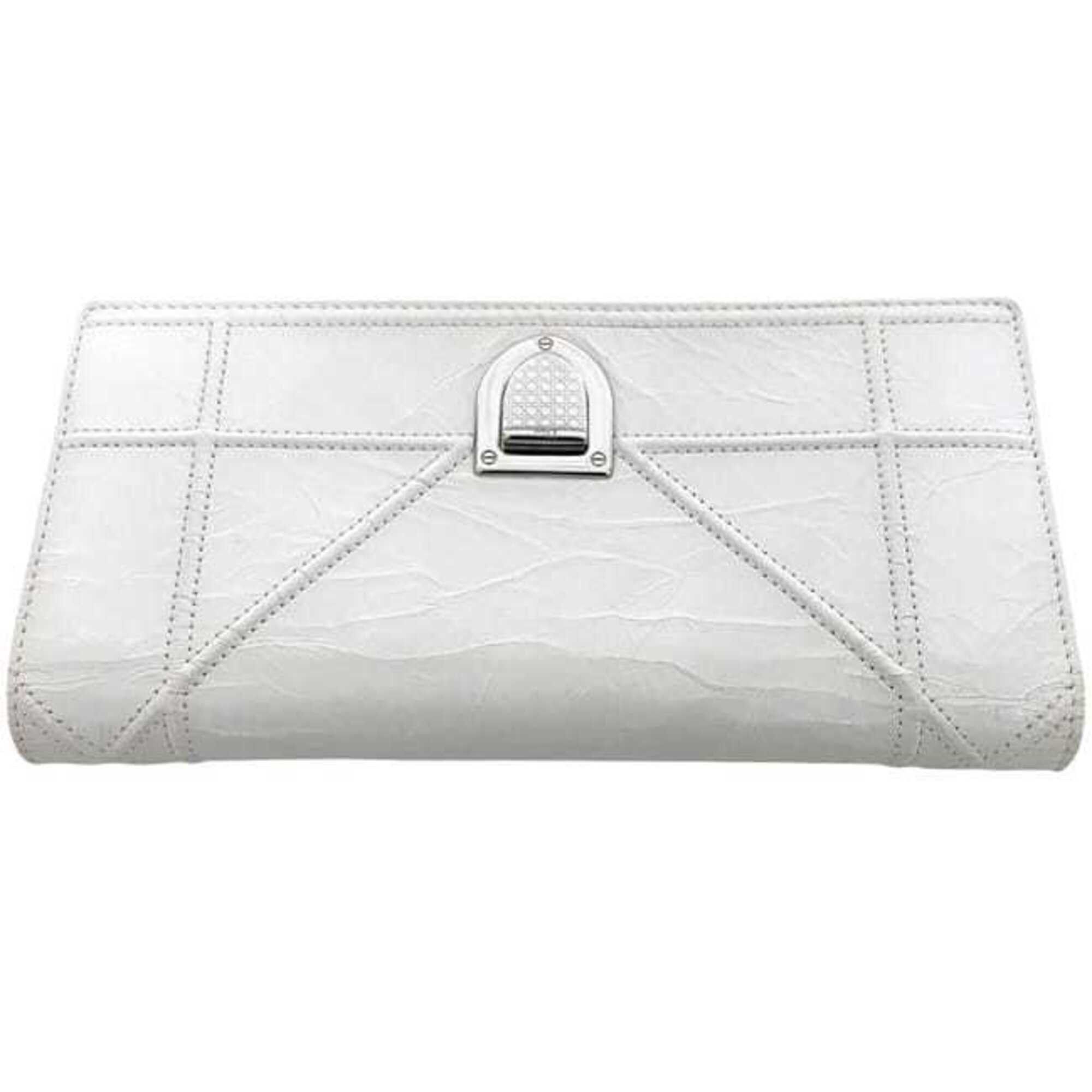 Dior Christian Dior Shoulder Wallet f-25344 White Diorama Chain Leather 03-MA-1106 Flap Stitch Crossbody Bag Size ONE SIZE - 11 Thumbnail