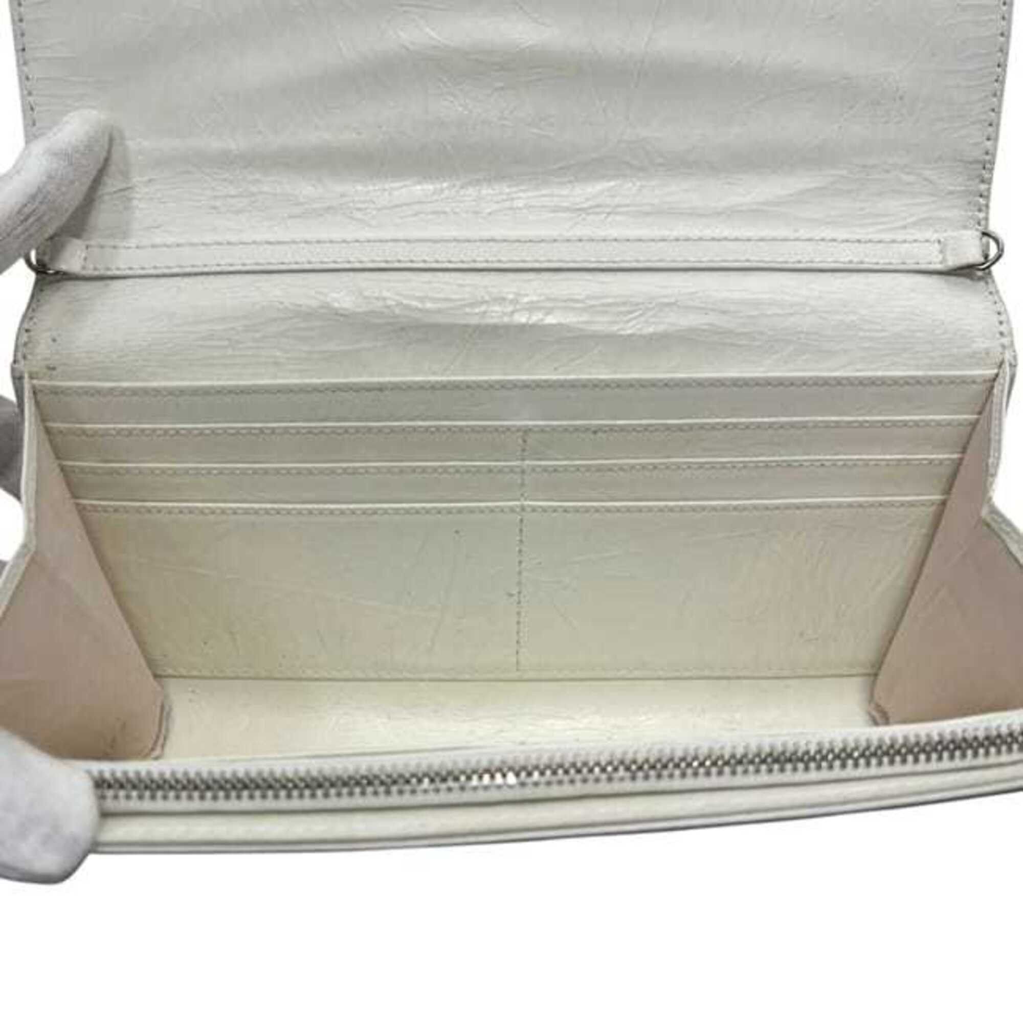 Dior Christian Dior Shoulder Wallet f-25344 White Diorama Chain Leather 03-MA-1106 Flap Stitch Crossbody Bag Size ONE SIZE - 7 Thumbnail