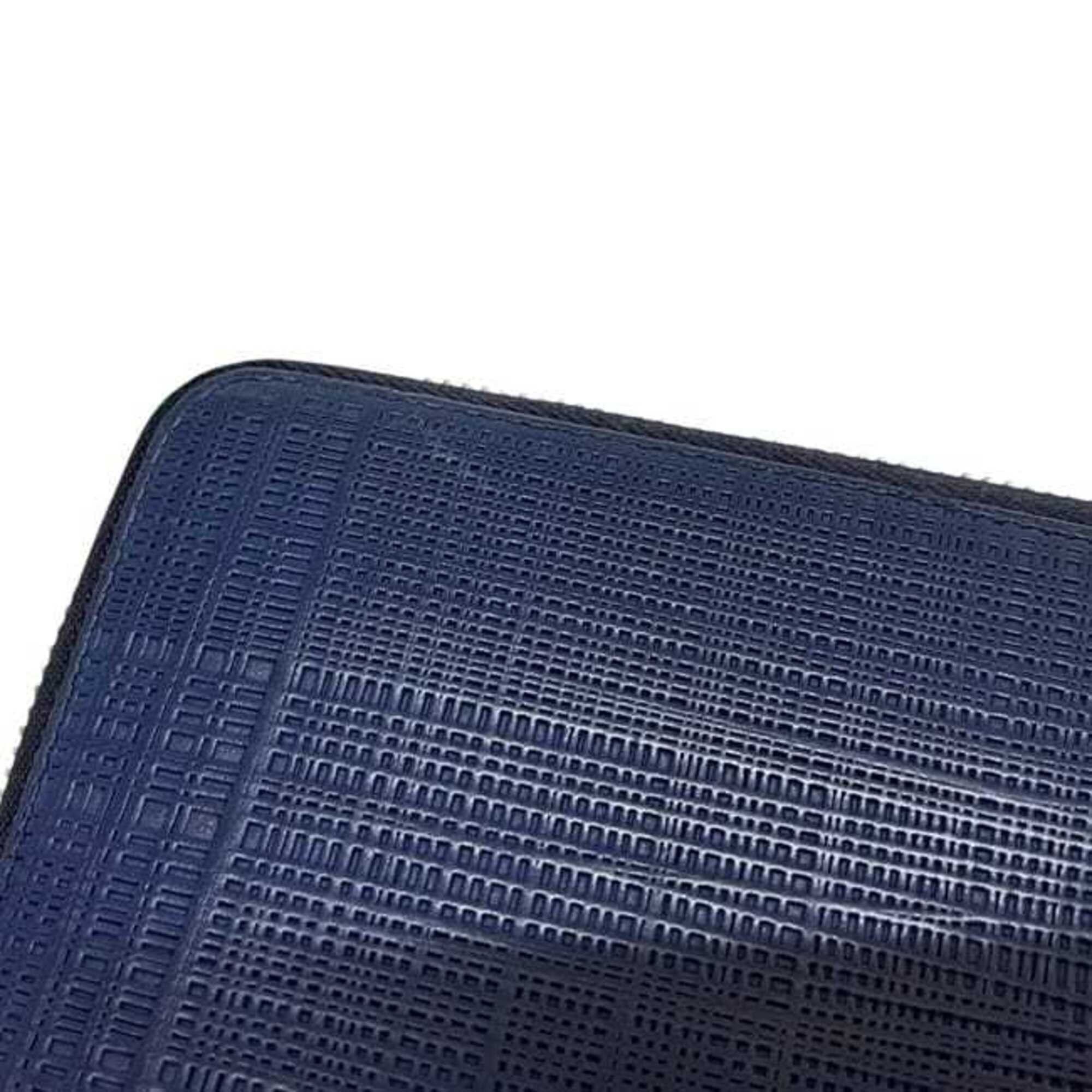 Loewe Loewe Round Long Wallet ec-25326 Navy Linen Anagram 101N88.F13 Leather 411509 LOEWE Blue Men's Women's Size ONE SIZE - 11 Thumbnail