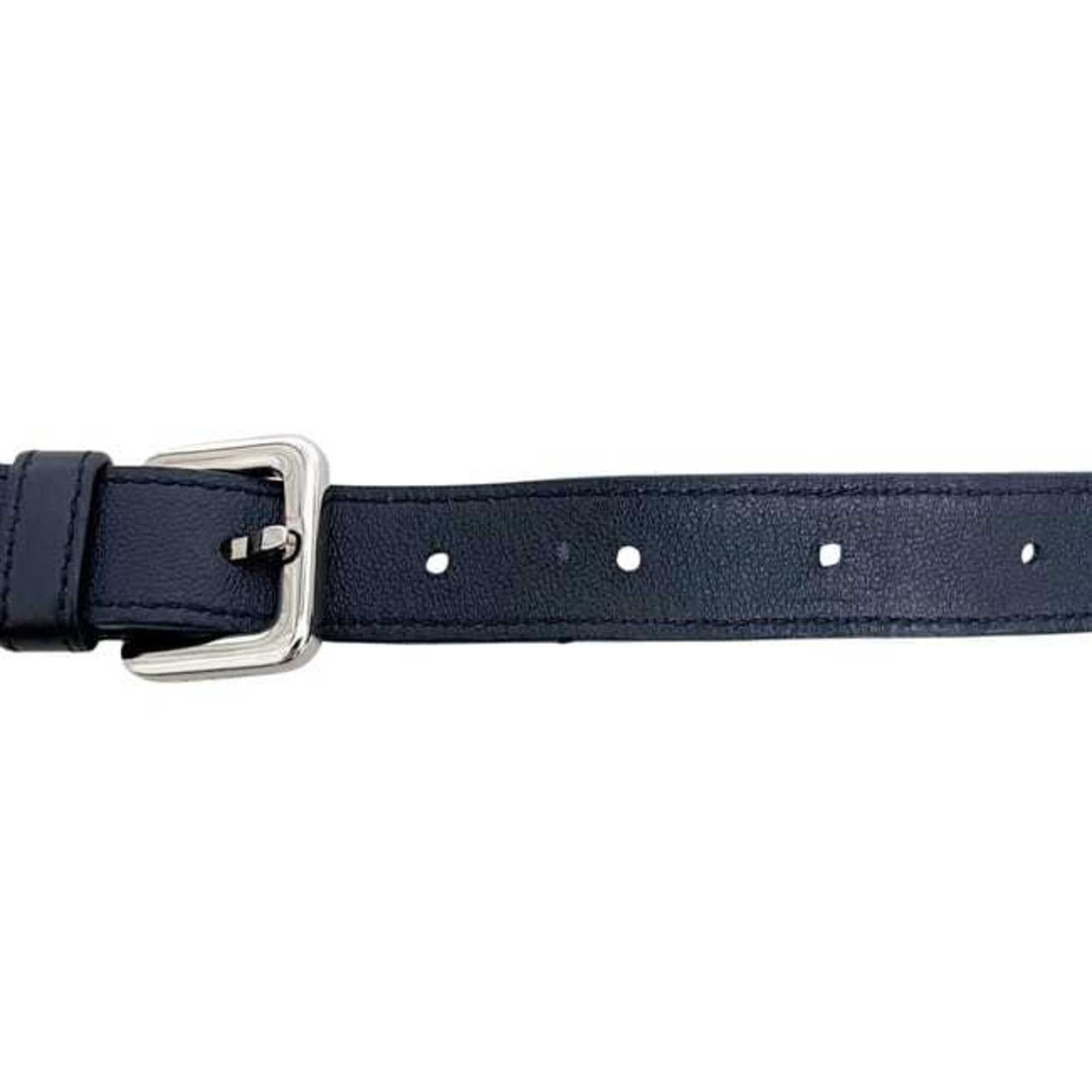 Loewe Loewe 2-way bag, navy blue, Anagram logo, chain handle, nappa leather, 061401 LOEWE Size ONE SIZE - 11 Thumbnail