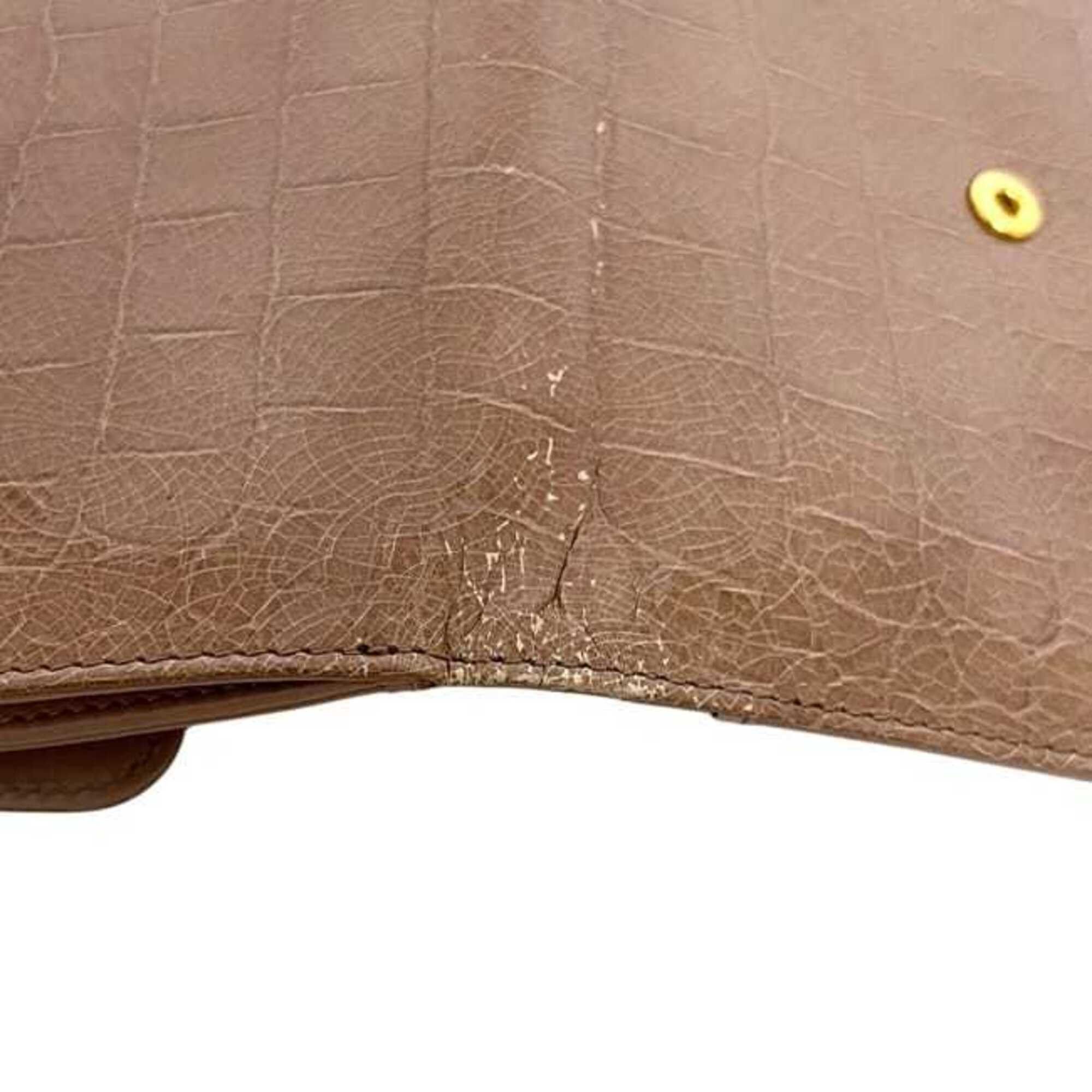 Miu Miu Miu Miu Miu bi-fold wallet, beige, CIPRIA ST.COCCO LUX 5M1326, patent leather, 178 miu Size ONE SIZE - 10 Thumbnail