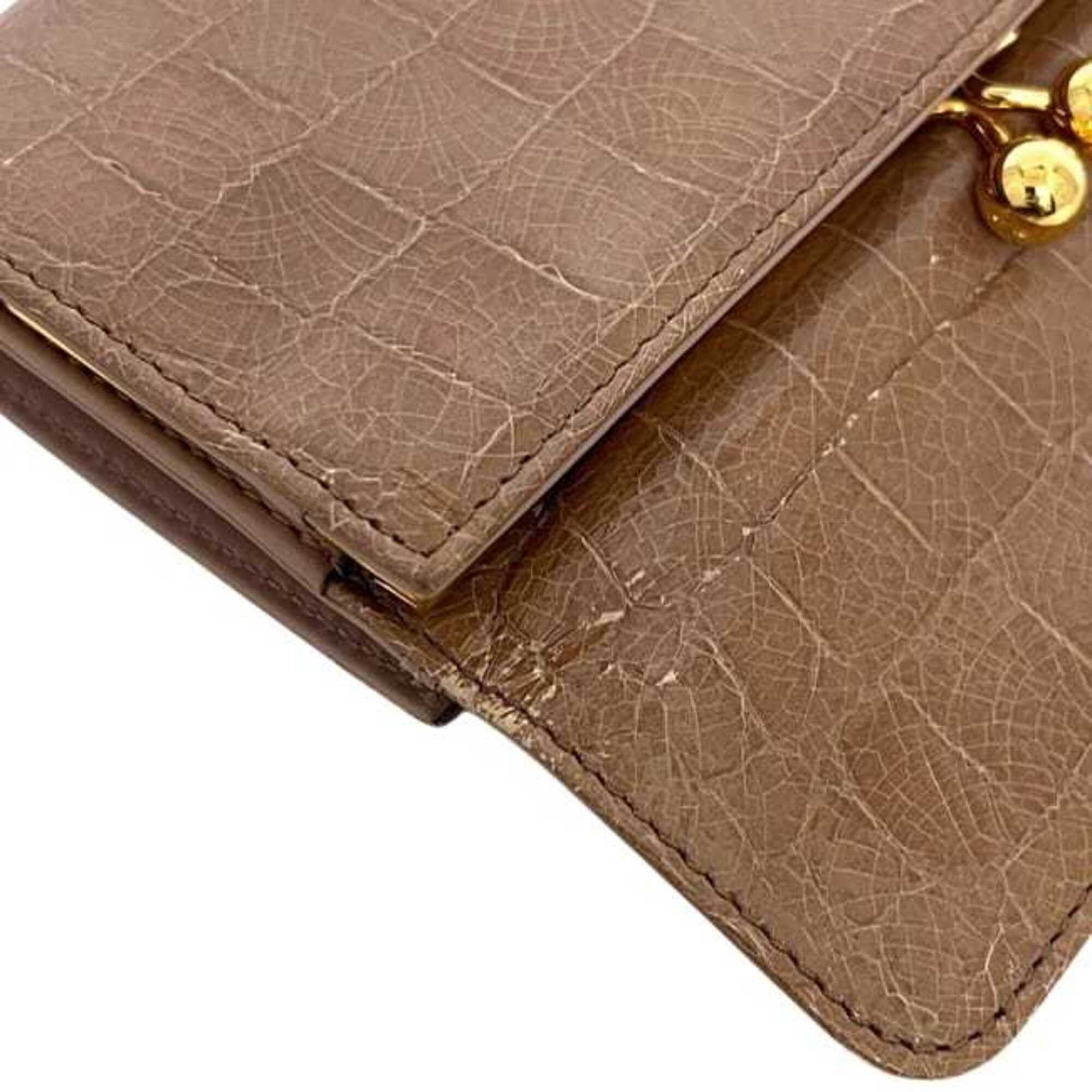 Miu Miu Miu Miu Miu bi-fold wallet, beige, CIPRIA ST.COCCO LUX 5M1326, patent leather, 178 miu Size ONE SIZE - 9 Thumbnail