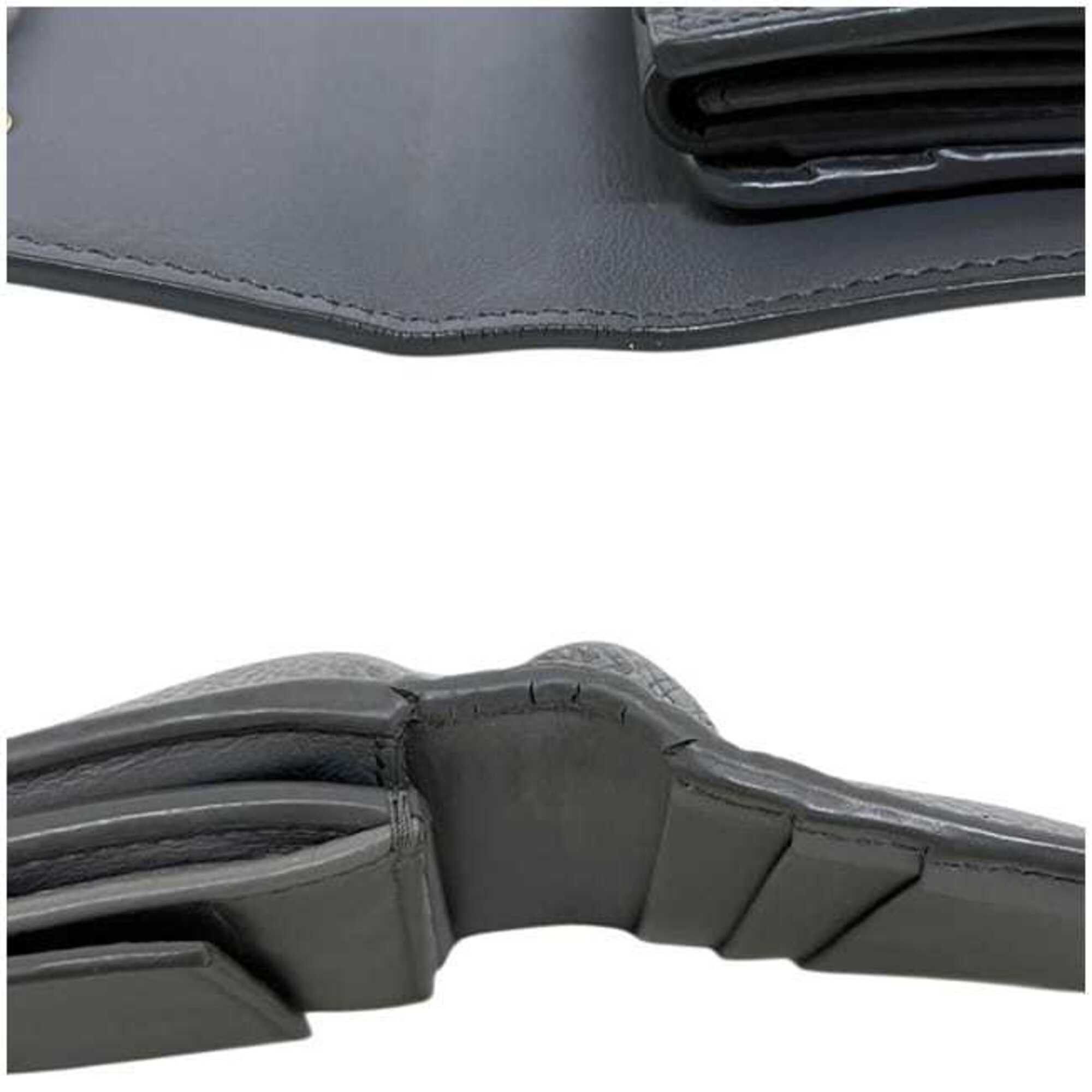 Celine Celine Trifold Wallet ec-25322 Gray 10B57 3BEL 38NO Leather S-FG-0129 CELINE Compact Folding Grain Women's Size ONE SIZE - 9 Thumbnail