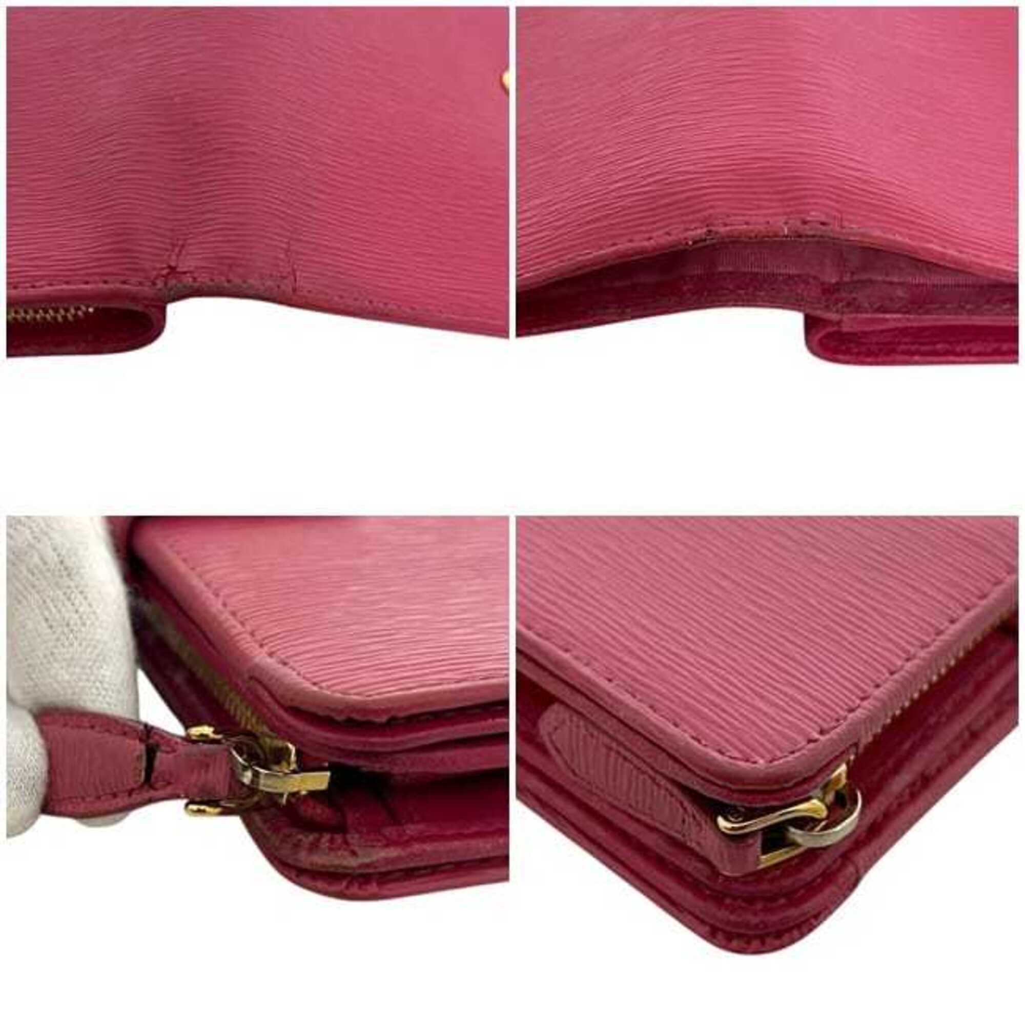 Prada Prada Bi-fold Wallet Pink PEONIA 1ML225 Folding Leather Vitello Move 236 PRADA Size ONE SIZE - 11 Thumbnail