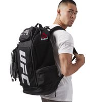 Reebok UFC Backpack Bag Training Gym Sport Black CE4130