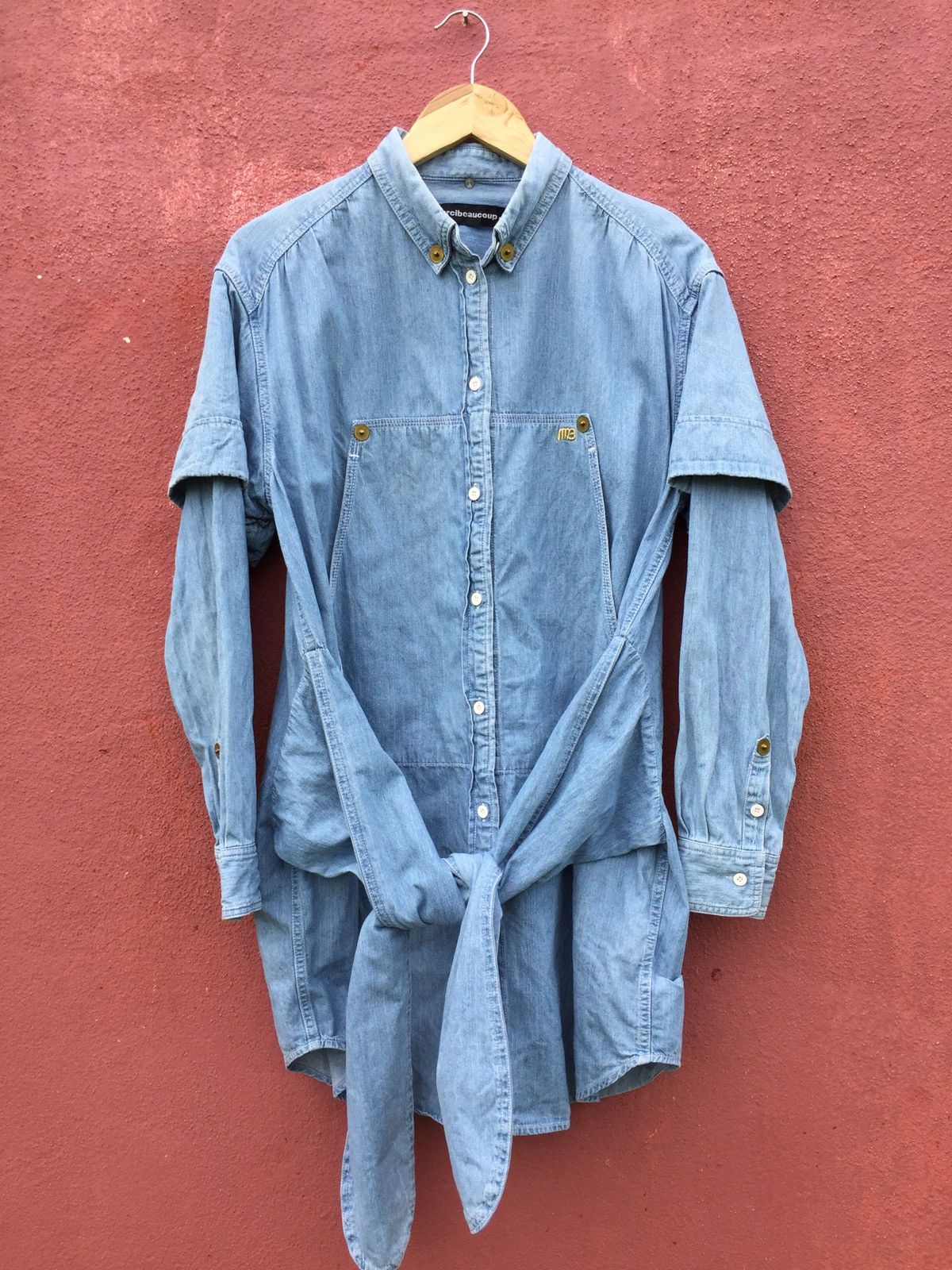 Issey Miyake × mercibeaucoup Mercibeaucoup Issey Miyake Longsleeve Buttonups Design Shirt Size US S / EU 44-46 / 1 - 1 Thumbnail