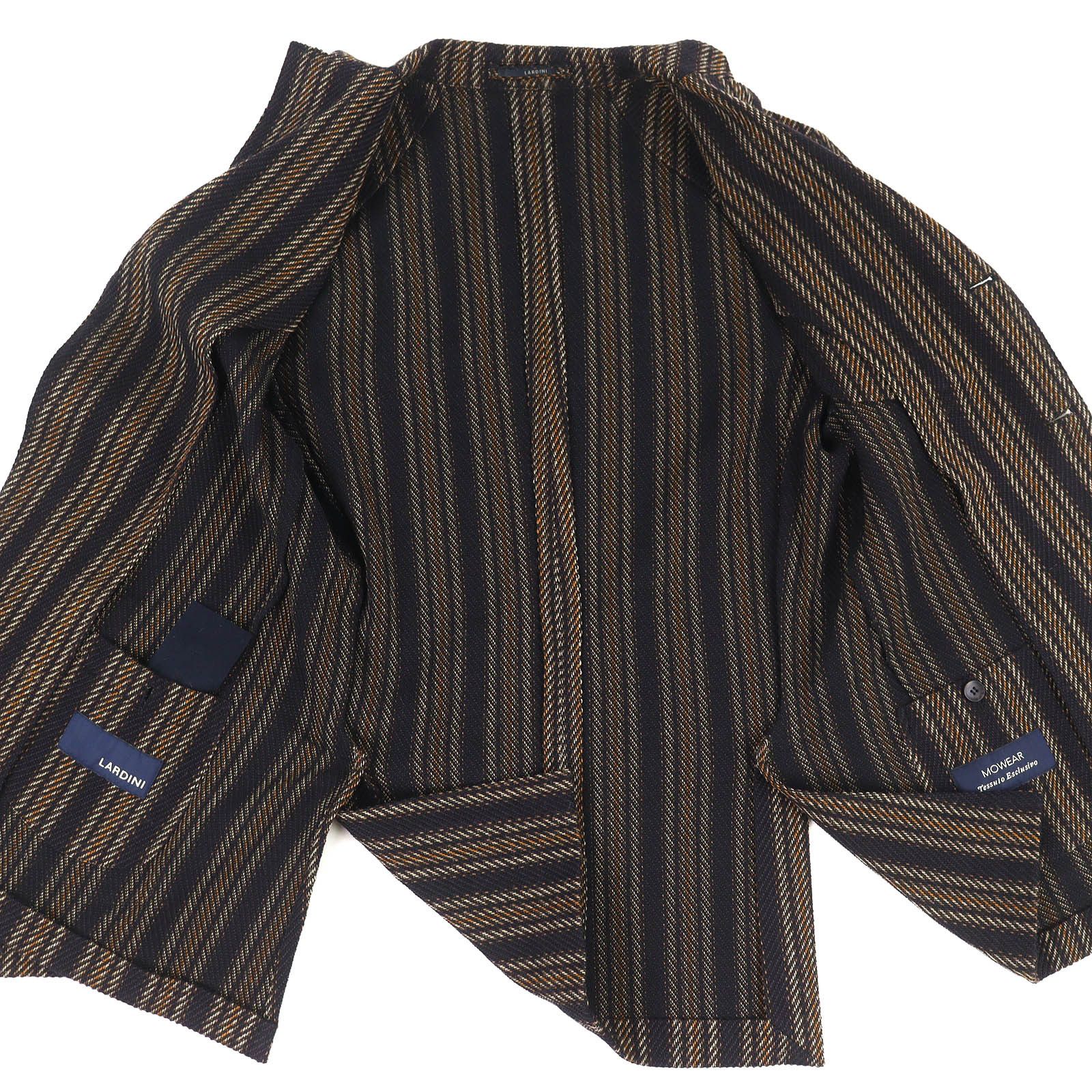 Lardini Lardini Lardini Wool Cotton Jacket Textile Outerwear JU903AQ43 DUTY FREE for USA Size ONE SIZE - 3 Thumbnail