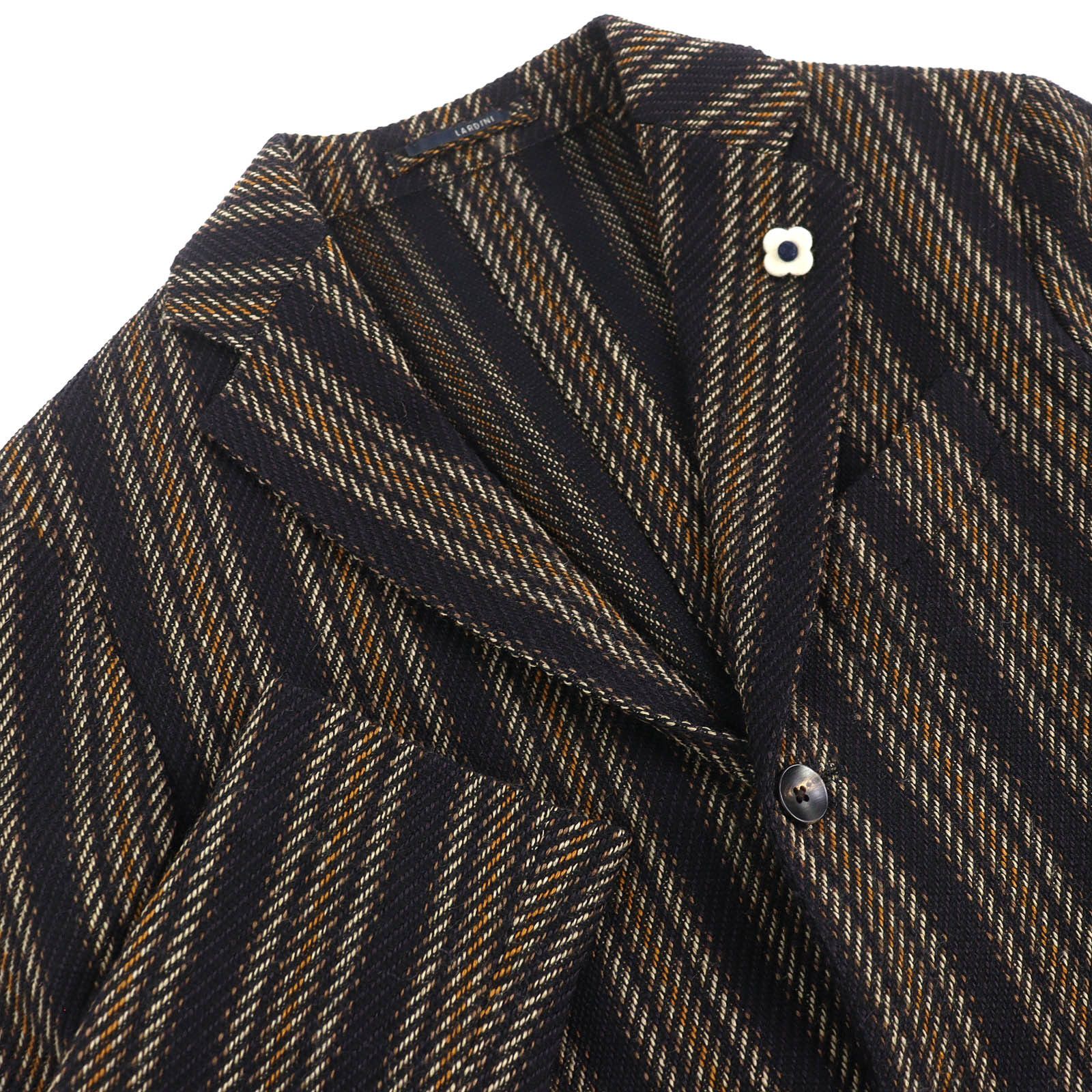 Lardini Lardini Lardini Wool Cotton Jacket Textile Outerwear JU903AQ43 DUTY FREE for USA Size ONE SIZE - 4 Thumbnail