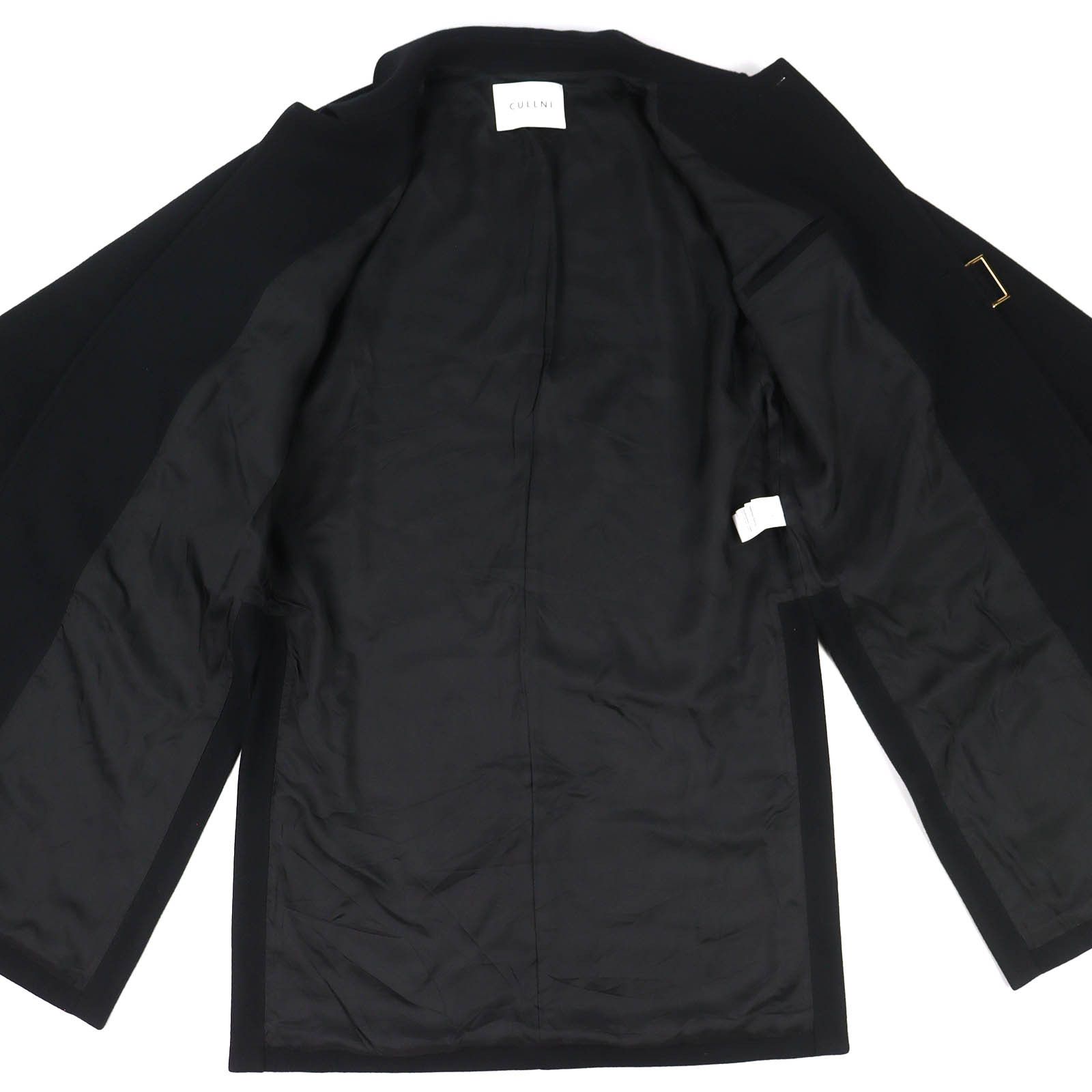 Other Other CULLNI Soutien Collar Tie Locken Wool Coat Textile Outerwear CU-054-ST DUTY FREE for USA Size ONE SIZE - 3 Thumbnail