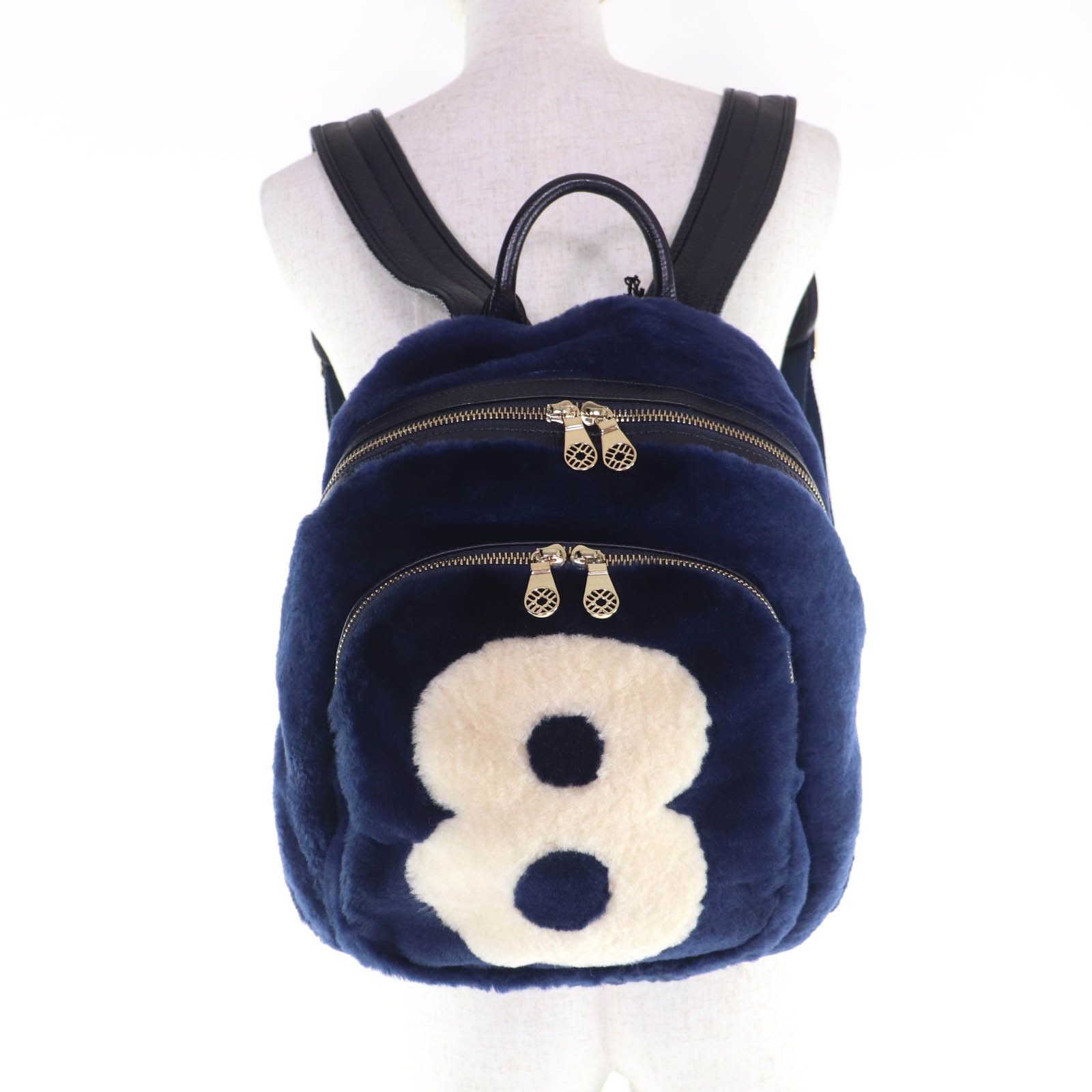 Other Other muta Shearling Leather Backpack Fur Backpack DUTY FREE for USA Size ONE SIZE - 7 Thumbnail