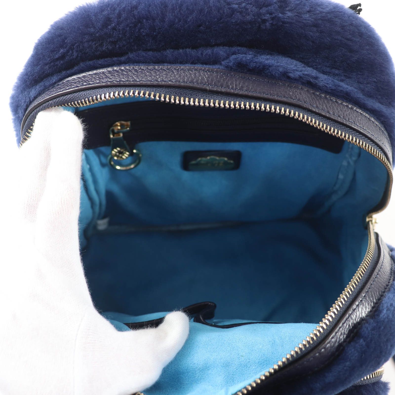 Other Other muta Shearling Leather Backpack Fur Backpack DUTY FREE for USA Size ONE SIZE - 8 Thumbnail