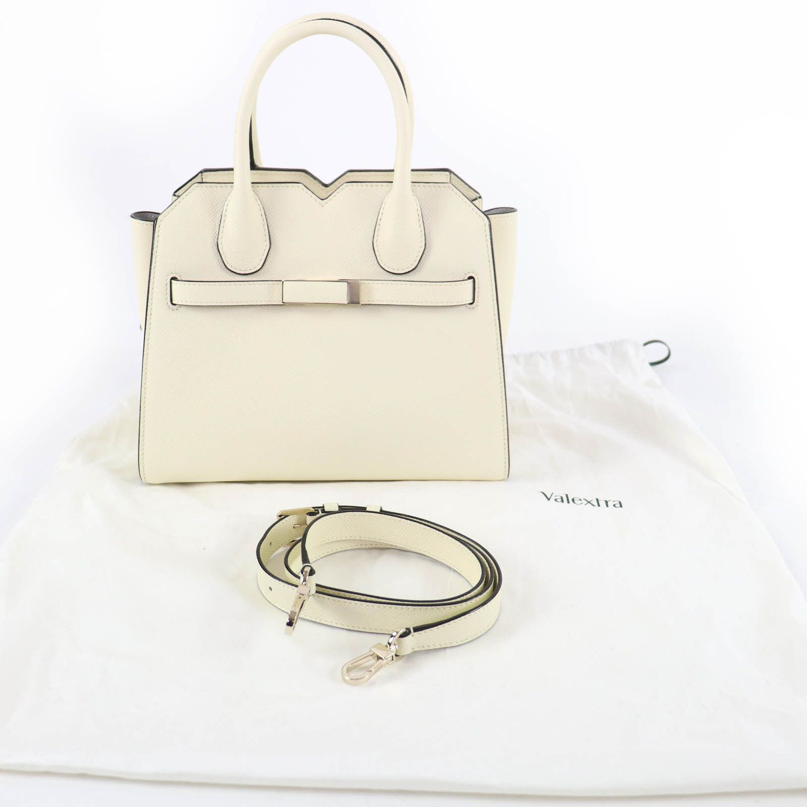 Valextra Valextra Valextra Milano Soft Calfskin 2way Handbag Leather Shoulder Bag DUTY FREE for USA Size ONE SIZE - 2 Thumbnail