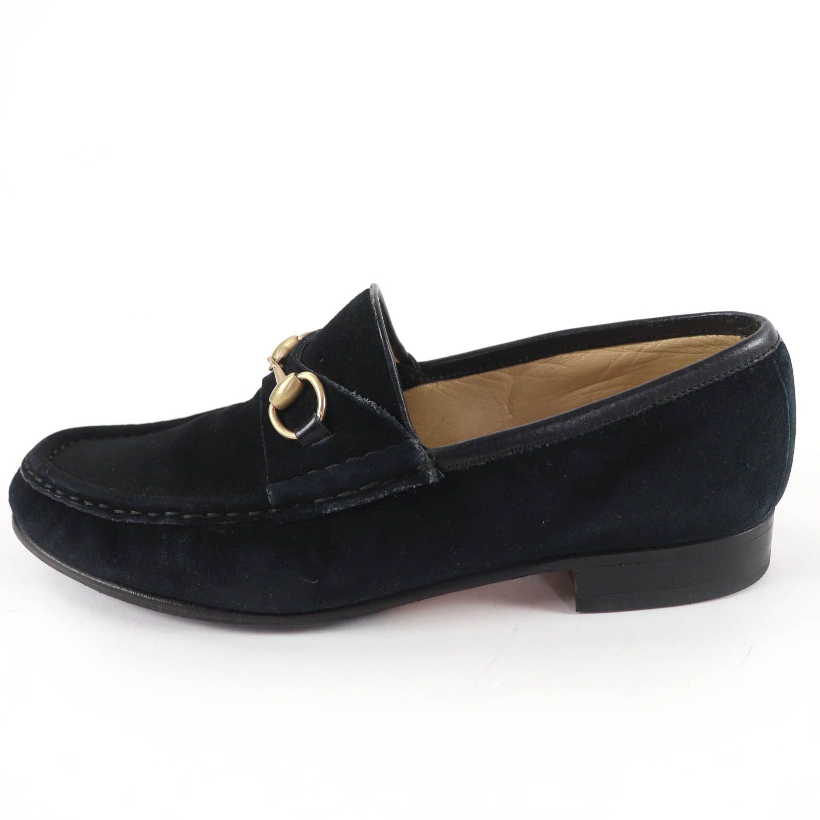 Gucci Gucci Gucci Horsebit Suede Loafers Leather Shoes DUTY FREE for USA Size ONE SIZE - 4 Thumbnail