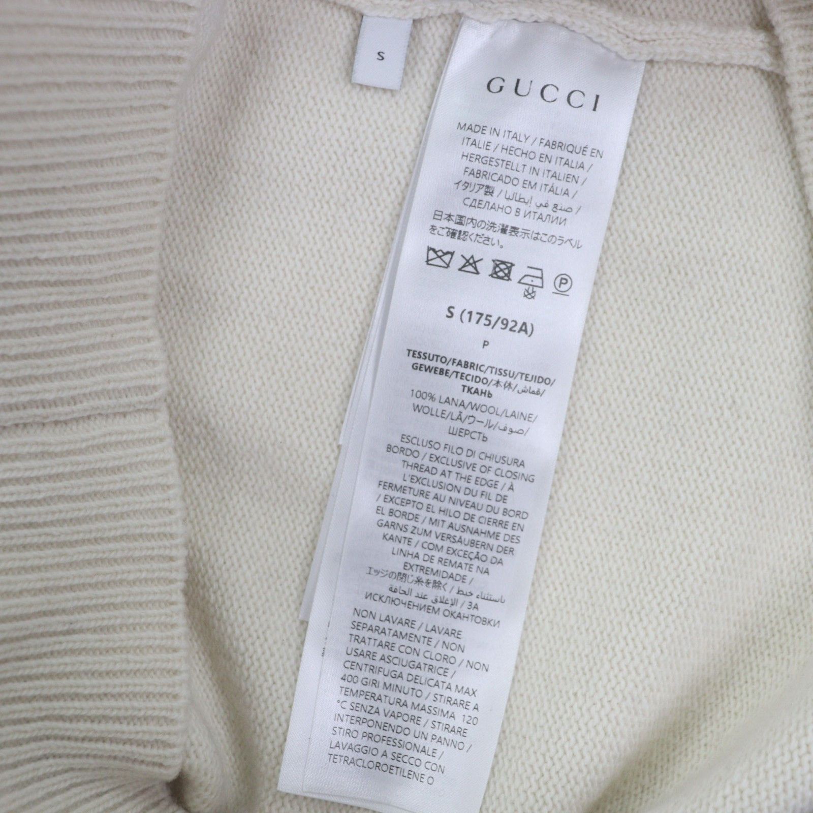 Gucci Gucci Gucci Wool Sweater Textile Tops DUTY FREE for USA Size ONE SIZE - 5 Thumbnail