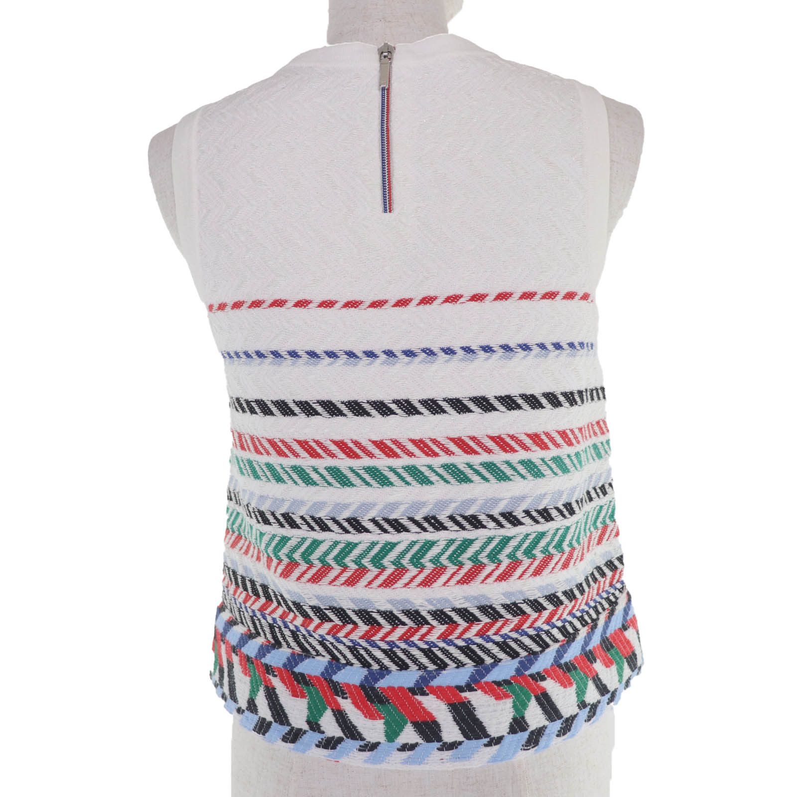 Chanel Chanel Chanel Cotton Knit Top Textile Tops P54052K07005 DUTY FREE for USA Size ONE SIZE - 3 Thumbnail