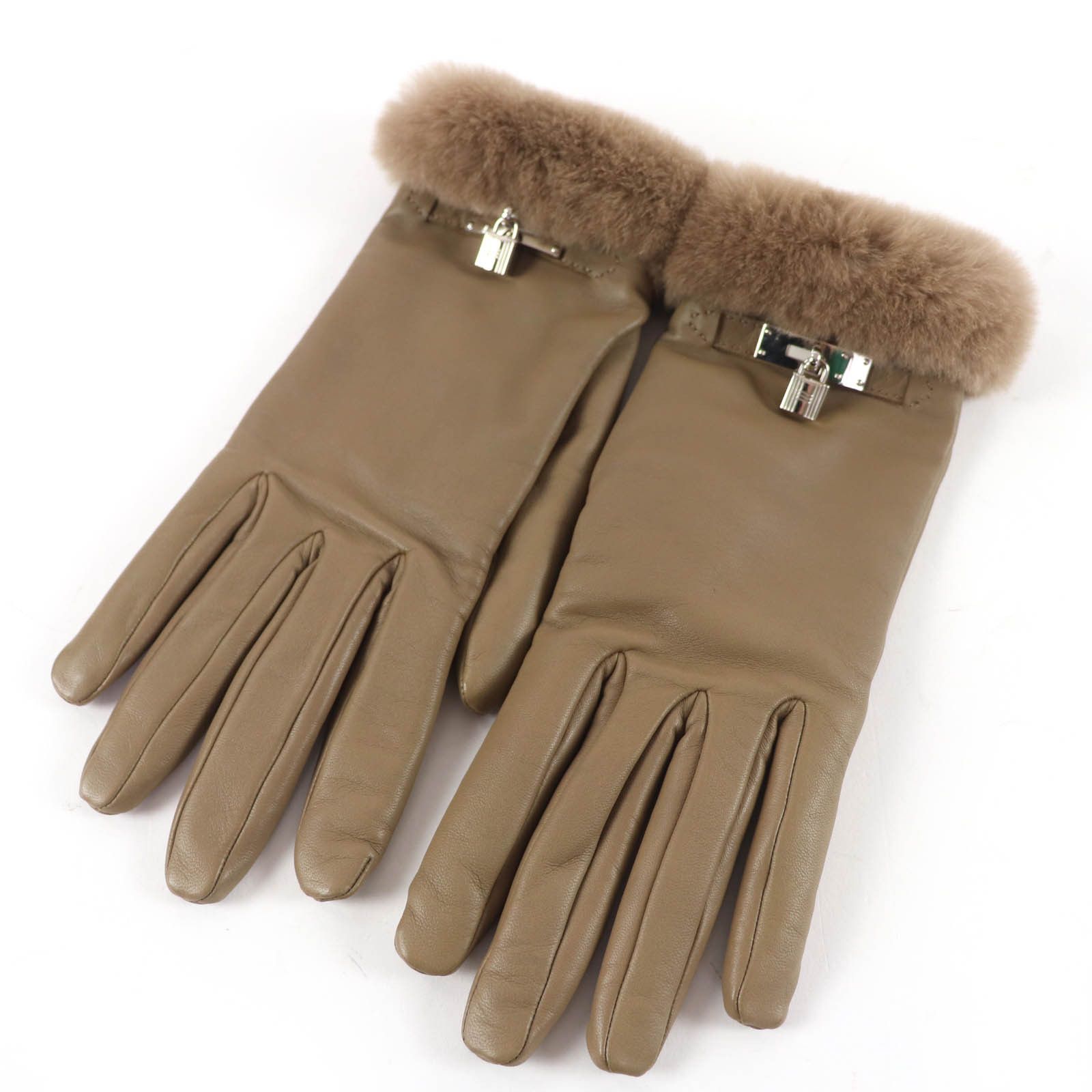 Hermes Hermes Hermes Kelly7.5 Leather Gloves Leather Gloves DUTY FREE for USA Size ONE SIZE - 5 Thumbnail
