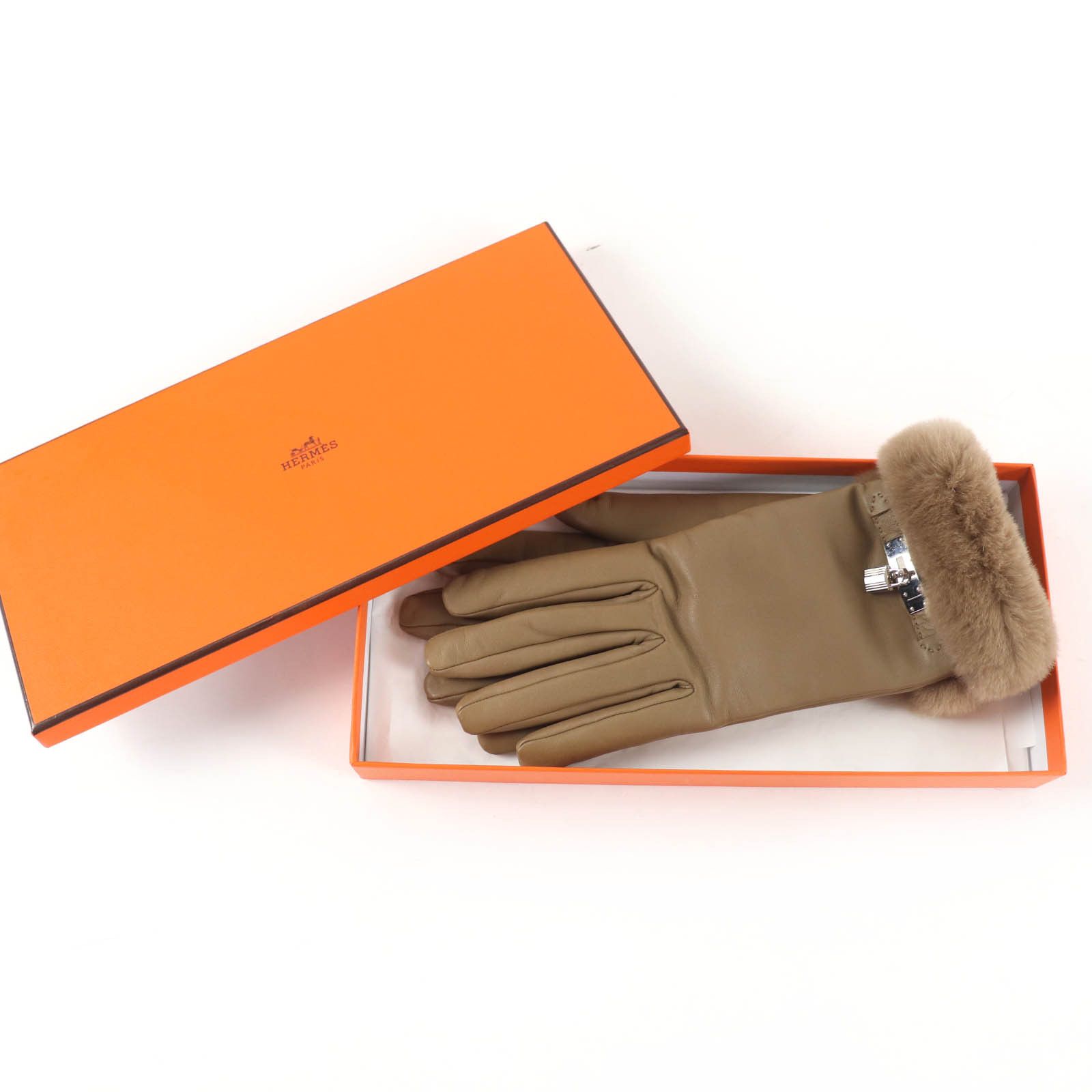 Hermes Hermes Hermes Kelly7.5 Leather Gloves Leather Gloves DUTY FREE for USA Size ONE SIZE - 2 Thumbnail