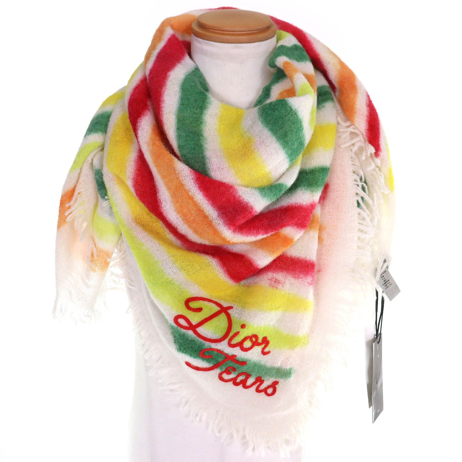 Dior Dior Dior Denim Tears Alpaca Scarf Textile Scarf 39E0006A0877 DUTY FREE for USA Size ONE SIZE - 2 Thumbnail