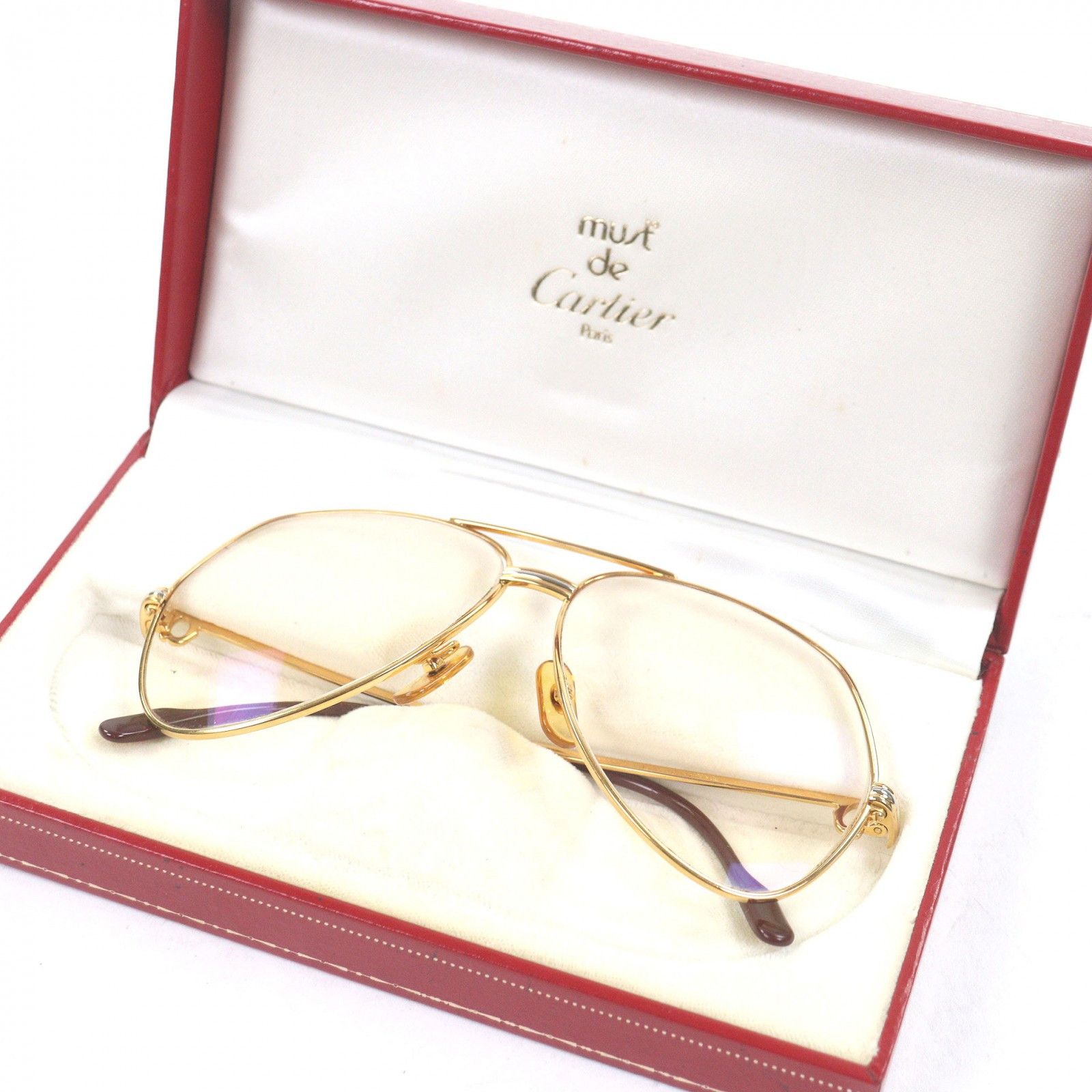 Cartier Cartier Cartier Trinity Two Bridges Sunglasses Plastic / Synthetic Sunglasses DUTY FREE for USA Size ONE SIZE - 2 Thumbnail