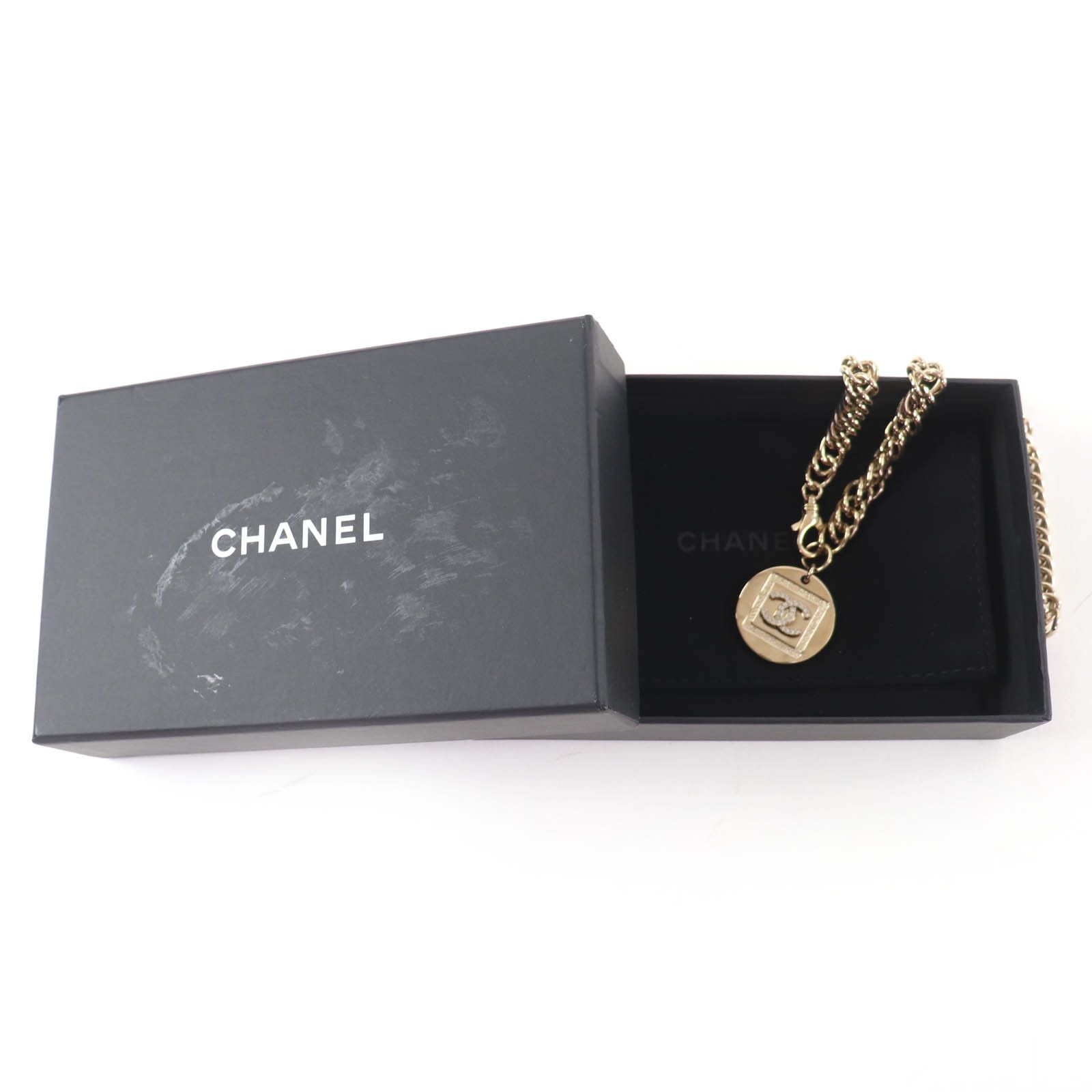 Chanel Chanel Chanel COCO Mark Coin Necklace Metal Necklace DUTY FREE for USA Size ONE SIZE - 2 Thumbnail