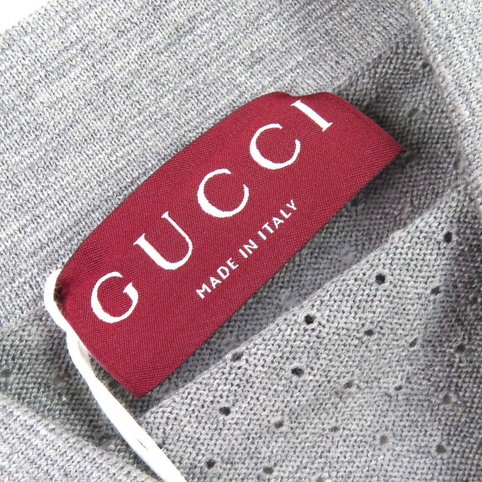 Gucci Gucci Gucci Wool Knit Long Sleeve Polo Shirt Textile Tops DUTY FREE for USA Size ONE SIZE - 6 Thumbnail