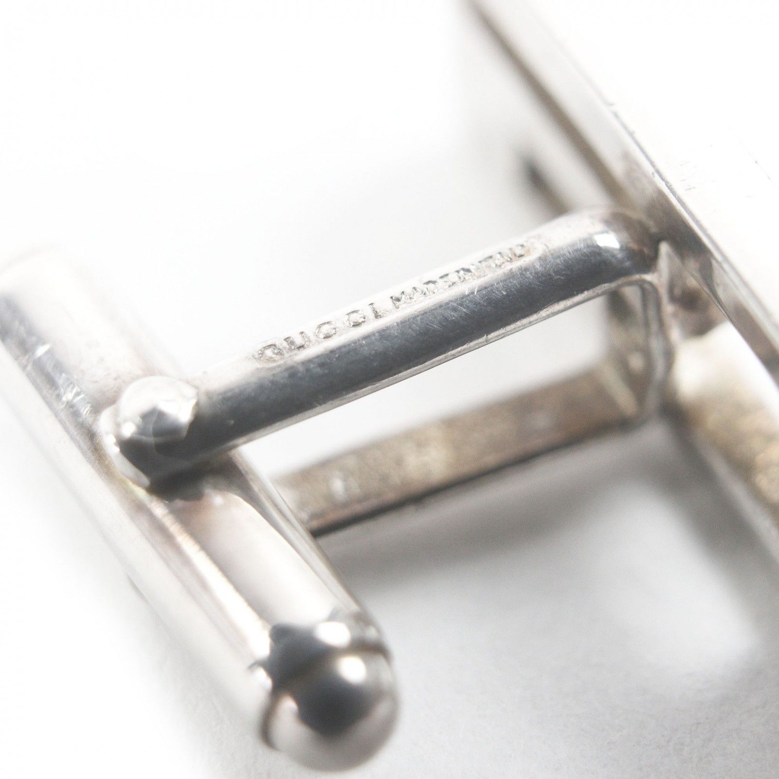 Gucci Gucci Gucci SV925 Square Cufflinks Precious Metal Cufflinks DUTY FREE for USA Size ONE SIZE - 5 Thumbnail
