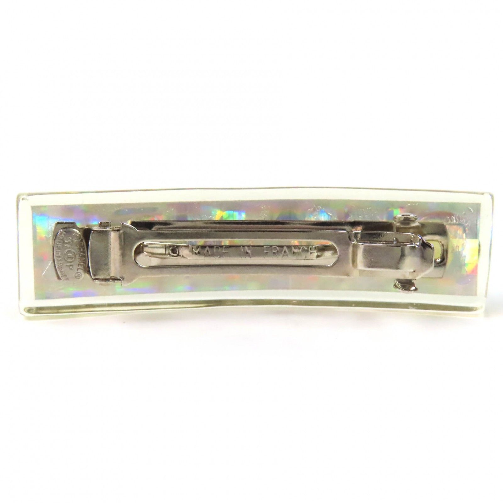 Chanel Chanel Chanel Hologram Prism Logo Barrette Hair Accessory Plastic / Synthetic Other DUTY FREE for USA Size ONE SIZE - 3 Thumbnail