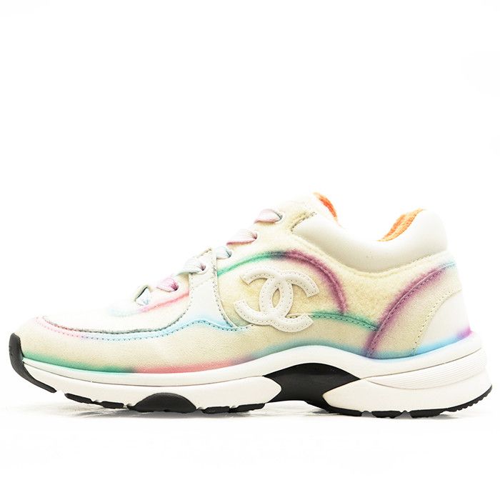 Chanel Chanel Chanel Felt Sneakers Textile Shoes DUTY FREE for USA Size ONE SIZE - 4 Thumbnail