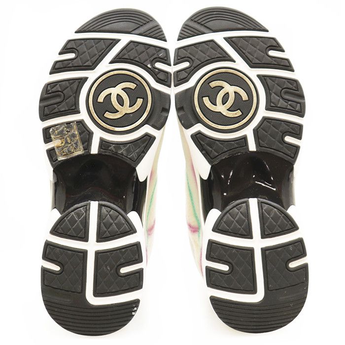 Chanel Chanel Chanel Felt Sneakers Textile Shoes DUTY FREE for USA Size ONE SIZE - 8 Thumbnail