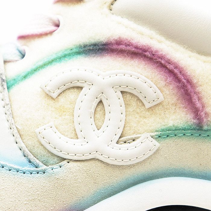 Chanel Chanel Chanel Felt Sneakers Textile Shoes DUTY FREE for USA Size ONE SIZE - 5 Thumbnail