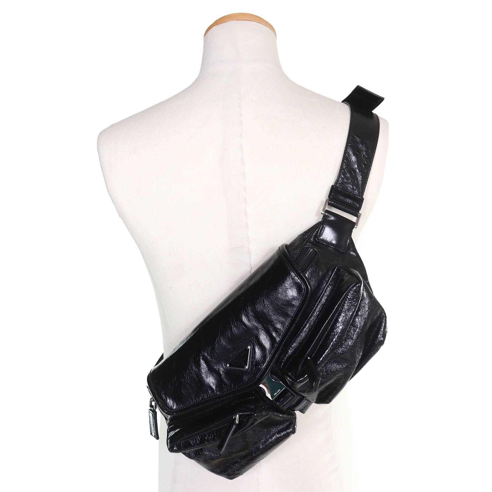Prada Prada Prada Leather Shoulder Bag Leather Shoulder Bag 2VH174 DUTY FREE for USA Size ONE SIZE - 8 Thumbnail