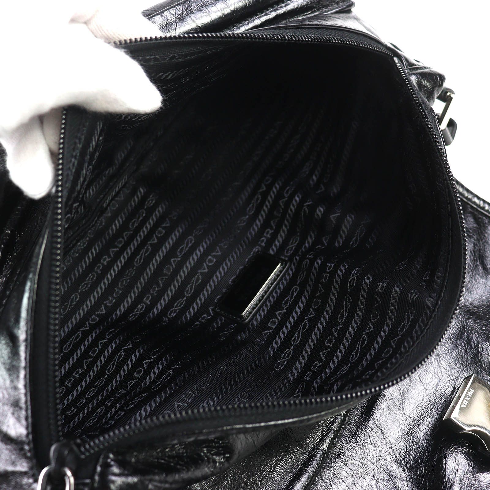 Prada Prada Prada Leather Shoulder Bag Leather Shoulder Bag 2VH174 DUTY FREE for USA Size ONE SIZE - 7 Thumbnail
