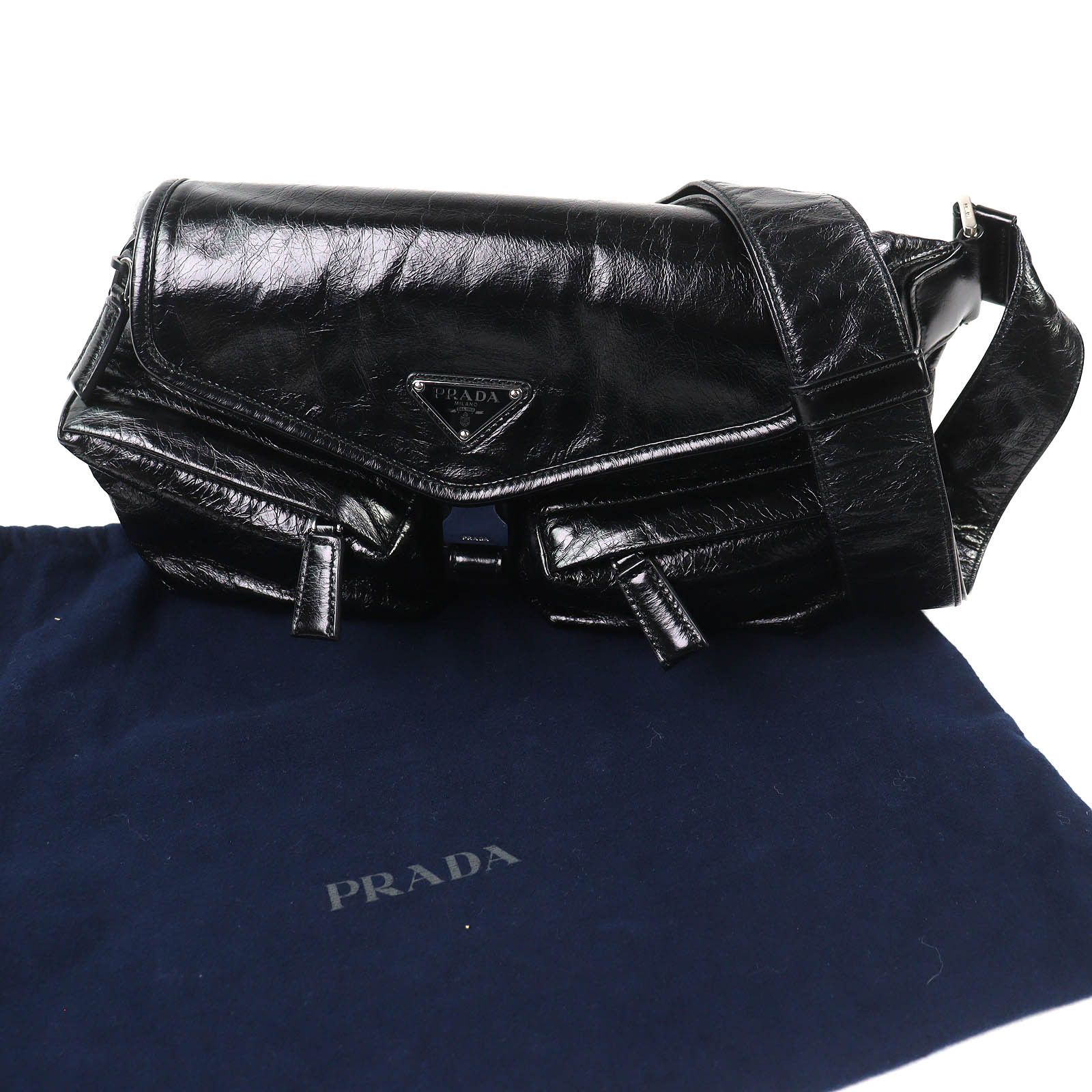 Prada Prada Prada Leather Shoulder Bag Leather Shoulder Bag 2VH174 DUTY FREE for USA Size ONE SIZE - 2 Thumbnail