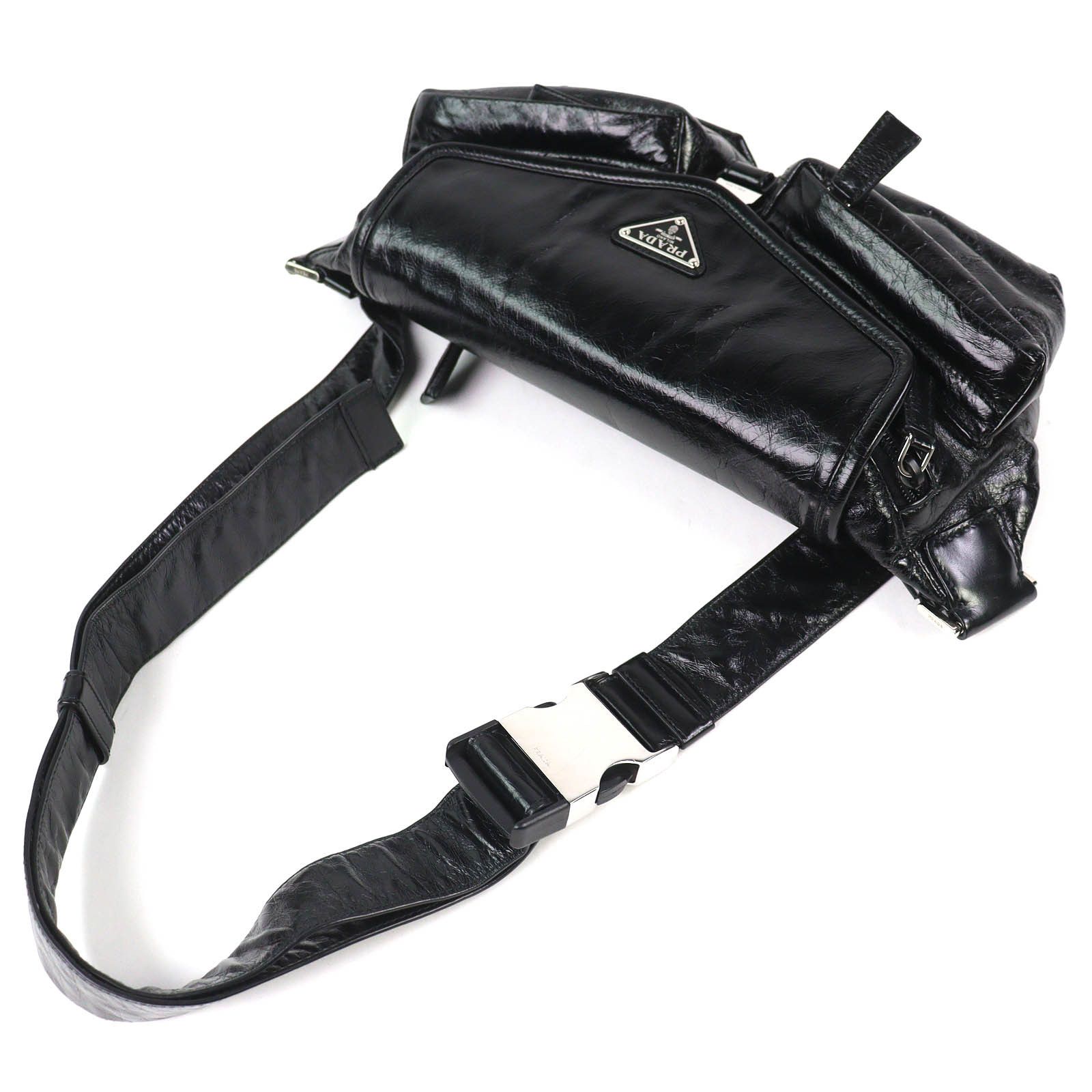 Prada Prada Prada Leather Shoulder Bag Leather Shoulder Bag 2VH174 DUTY FREE for USA Size ONE SIZE - 4 Thumbnail