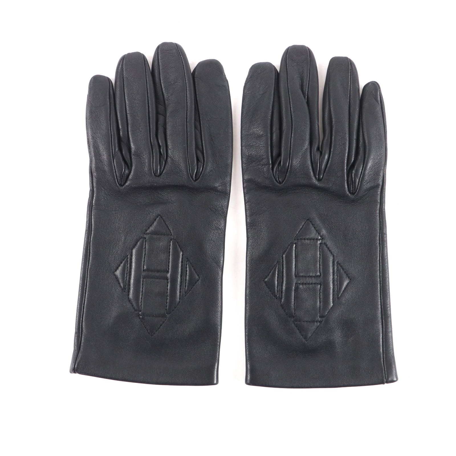 Hermes Hermes Hermes Lambskin Gloves Leather Gloves DUTY FREE for USA Size ONE SIZE - 3 Thumbnail