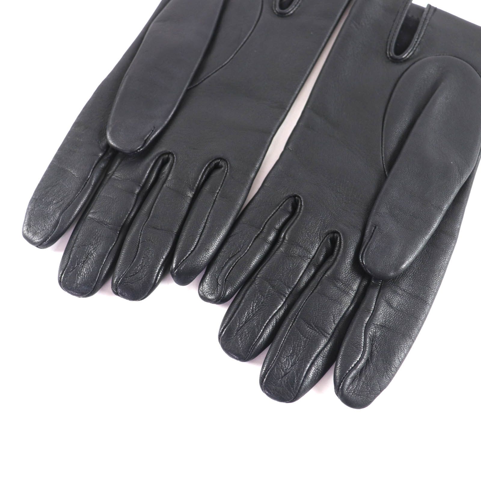 Hermes Hermes Hermes Lambskin Gloves Leather Gloves DUTY FREE for USA Size ONE SIZE - 6 Thumbnail