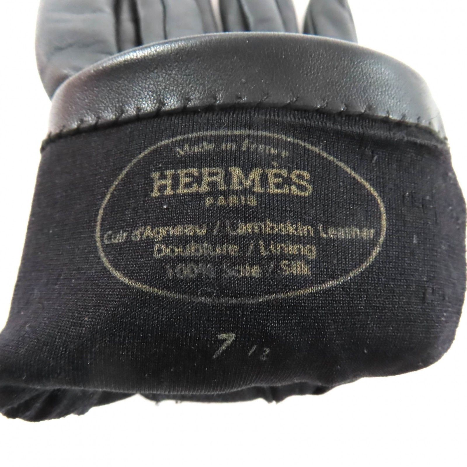 Hermes Hermes Hermes Lambskin Gloves Leather Gloves DUTY FREE for USA Size ONE SIZE - 9 Thumbnail