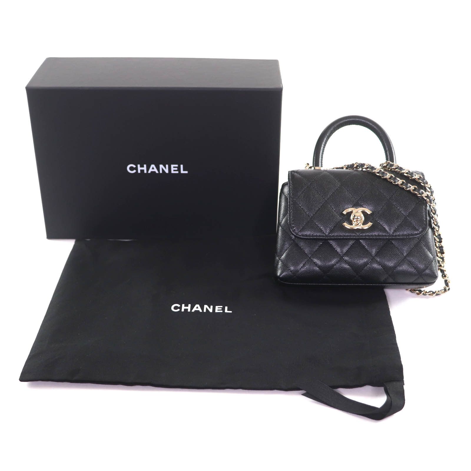 Chanel Chanel Chanel Coco Handle Caviar Shoulder Bag Leather Shoulder Bag AP4244 DUTY FREE for USA Size ONE SIZE - 2 Thumbnail