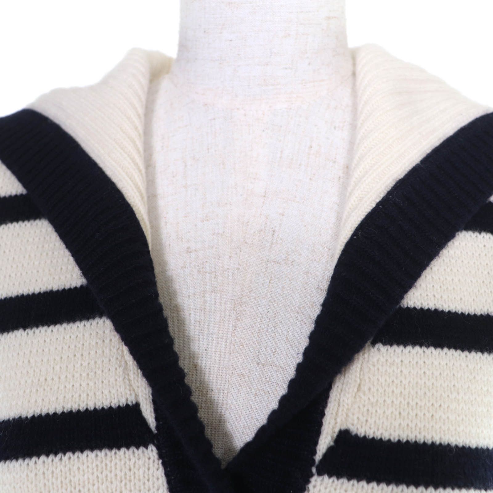 Dior Dior Christian Dior Maniere Marine Wool Cashmere Cardigan Textile Tops DUTY FREE for USA Size ONE SIZE - 4 Thumbnail